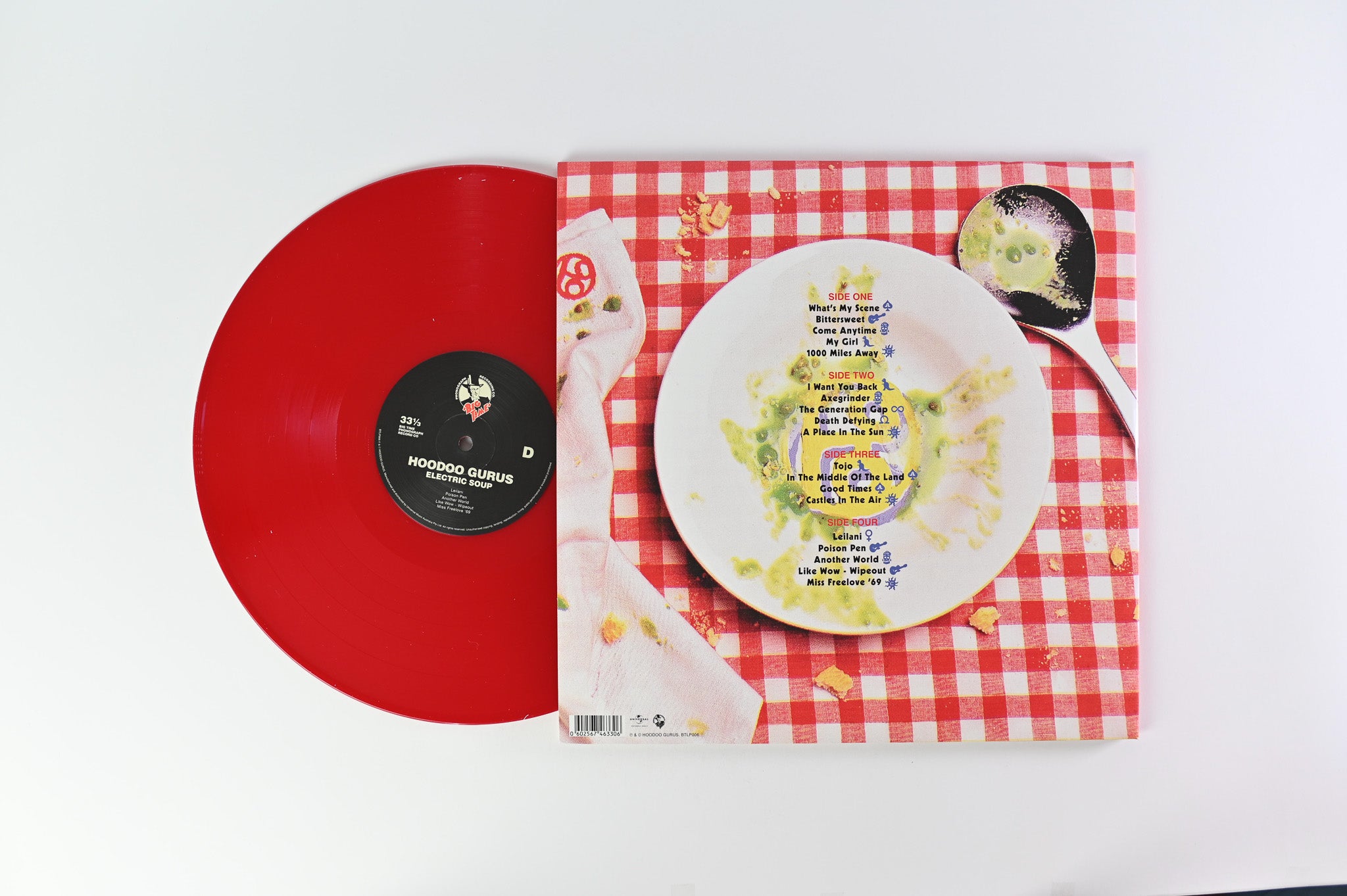 Hoodoo Gurus - Electric Soup (The Singles Collection) on Big Time Red Vinyl Reissue