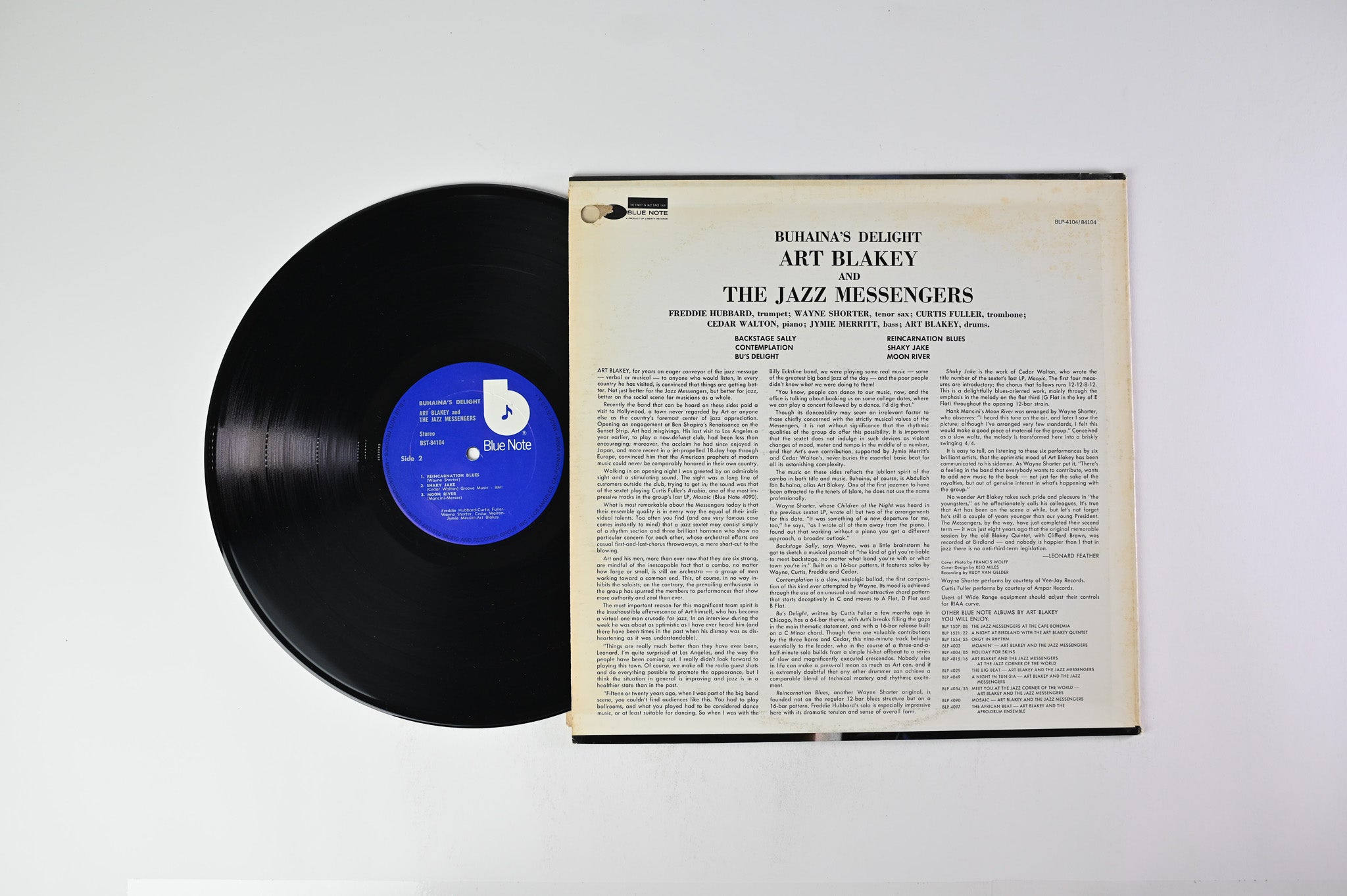 Art Blakey & The Jazz Messengers - Buhaina's Delight on Blue Note BST 84104 1970s Reissue