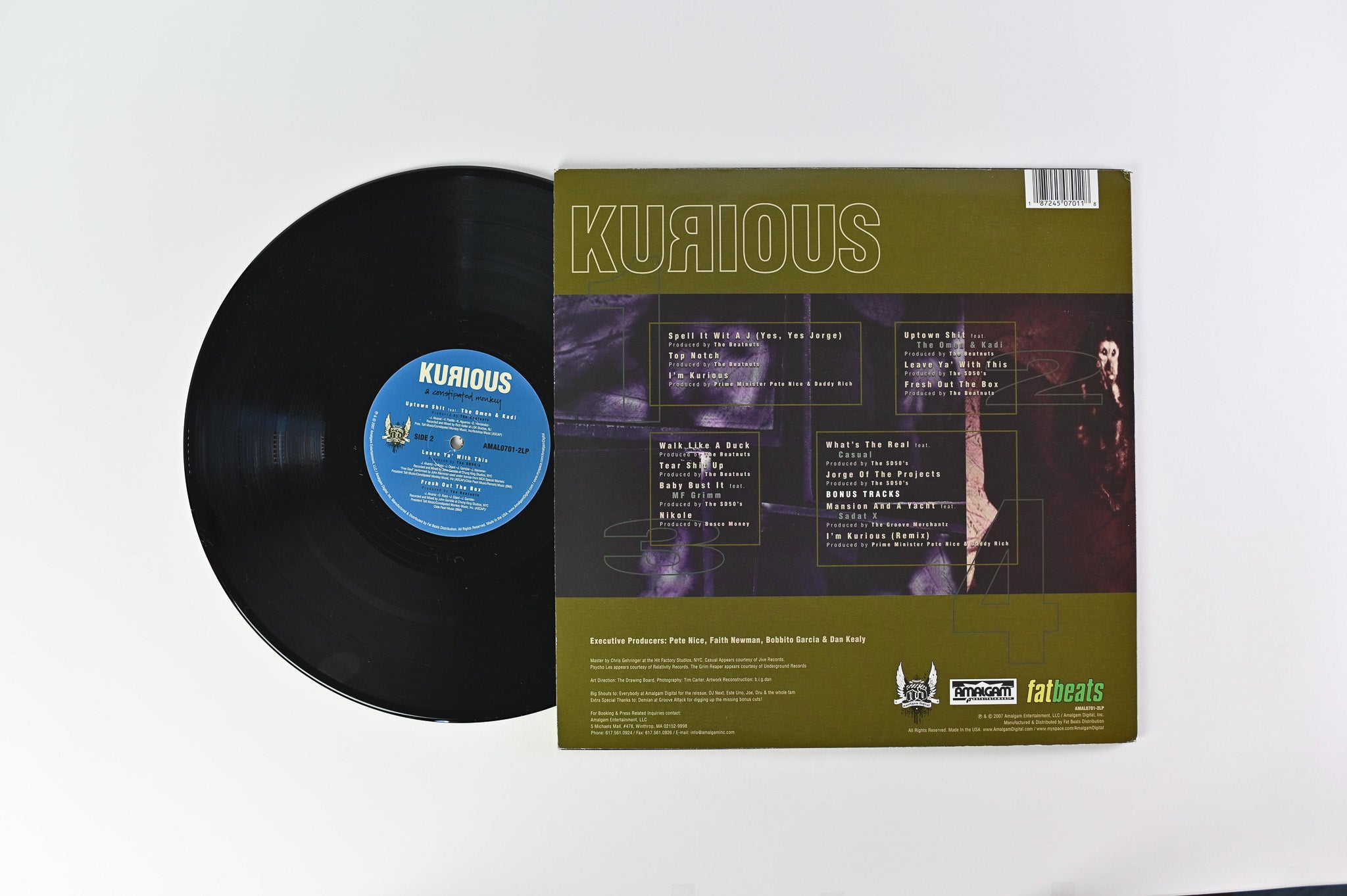 Kurious - A Constipated Monkey on Amalgam Reissue