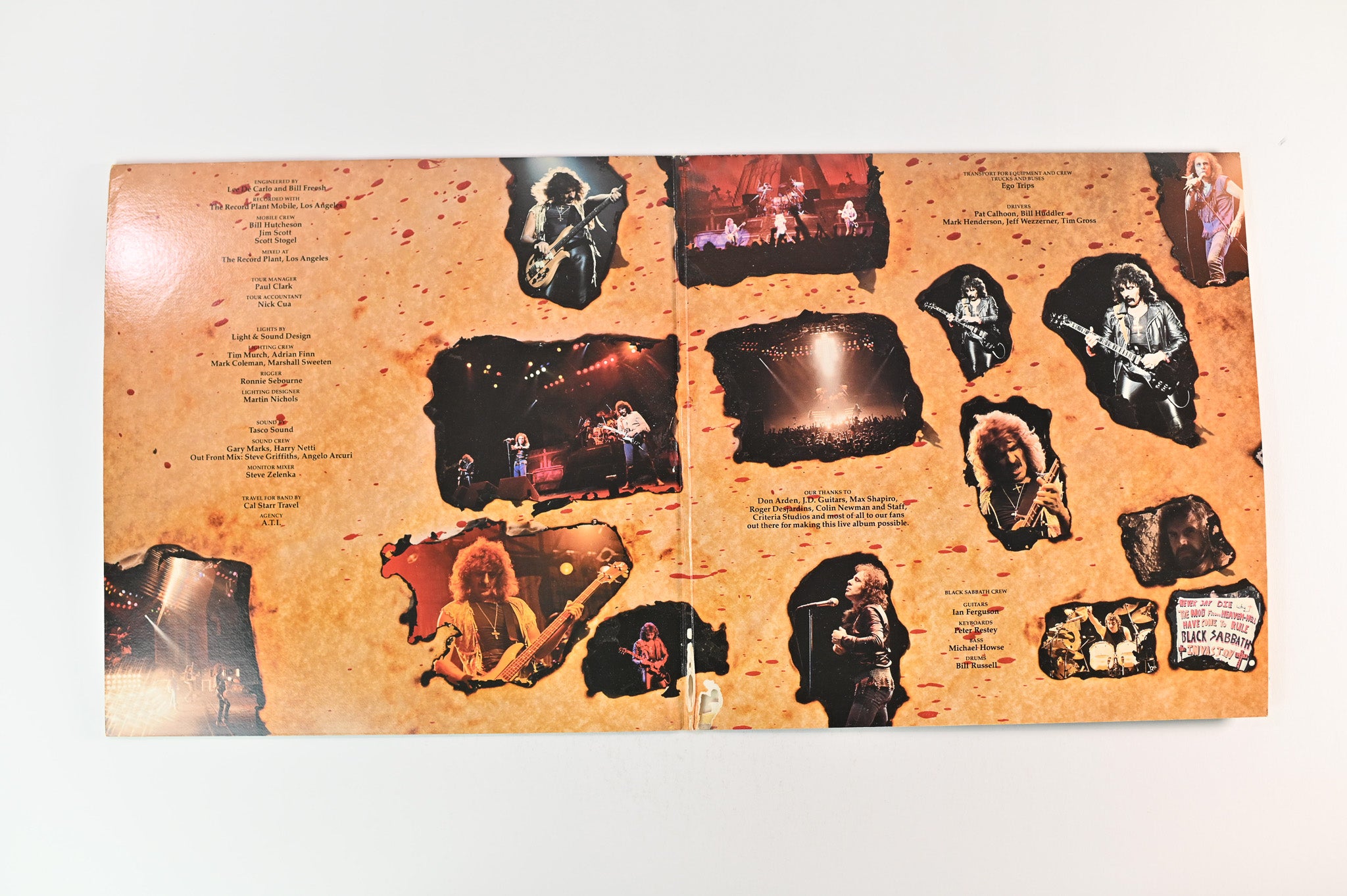 Black Sabbath - Live Evil on Warner Bros Reissue