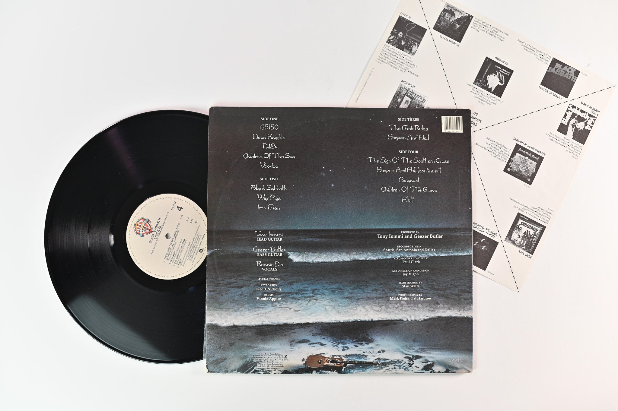 Black Sabbath - Live Evil on Warner Bros Reissue