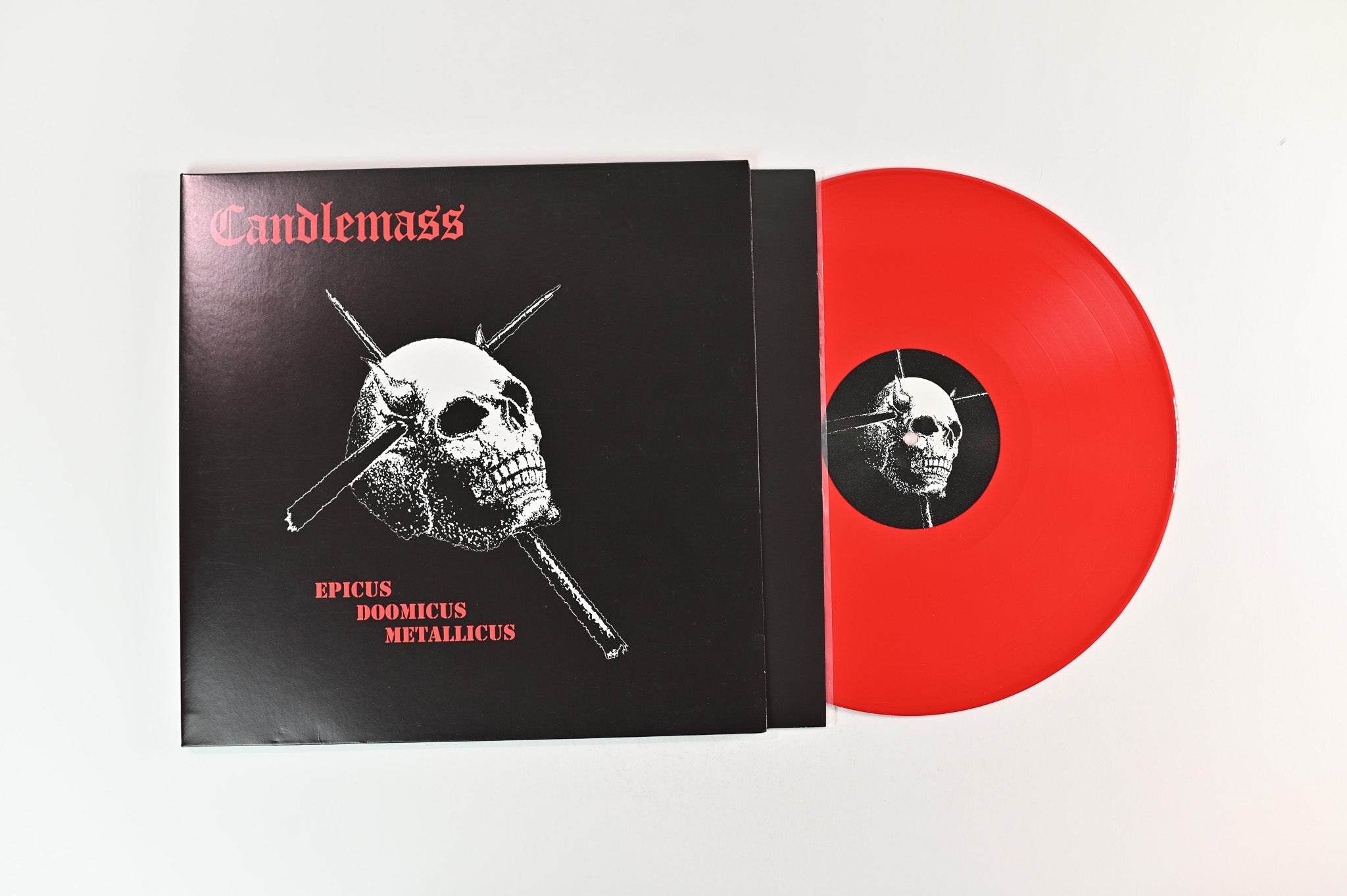 Candlemass - Epicus Doomicus Metallicus on Peaceville Ltd Red Vinyl Reissue