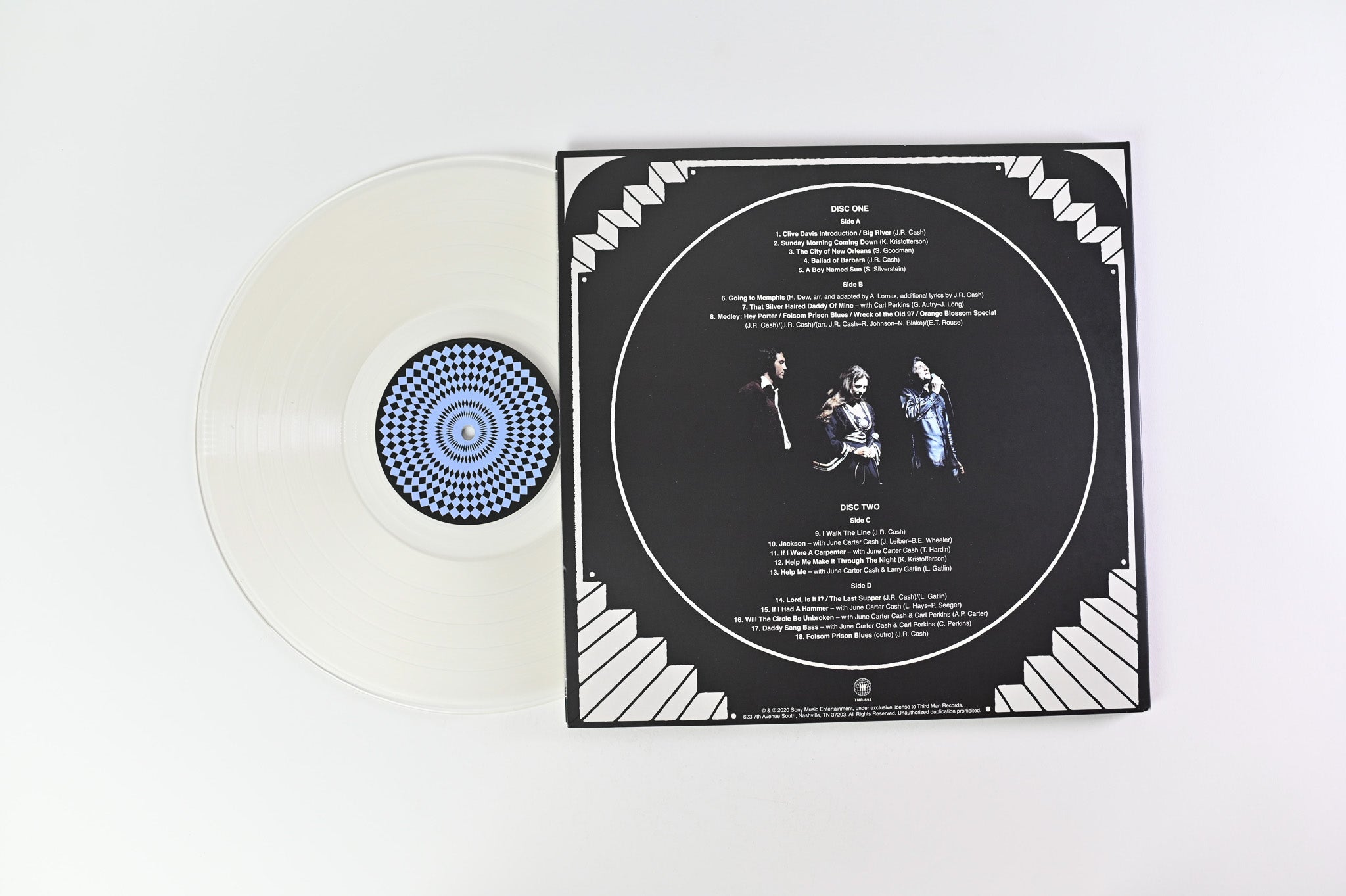 Johnny Cash - A Night To Remember on Third Man Records - Clear Vinyl