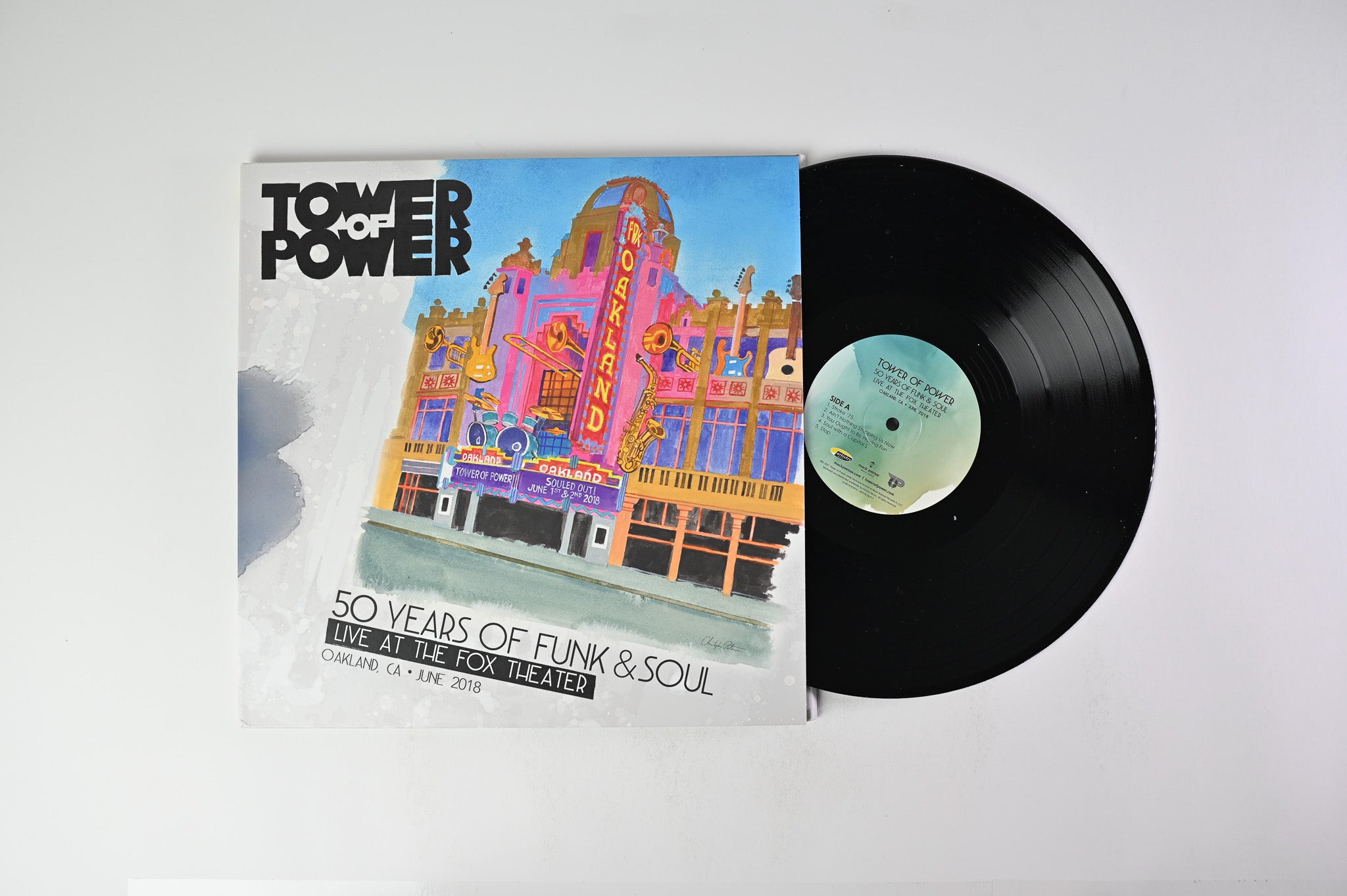 Tower Of Power - 50 Years Of Funk & Soul: Live At The Fox Theater-Oakland Ca-June 2018 on Artistry Music - 3-lp