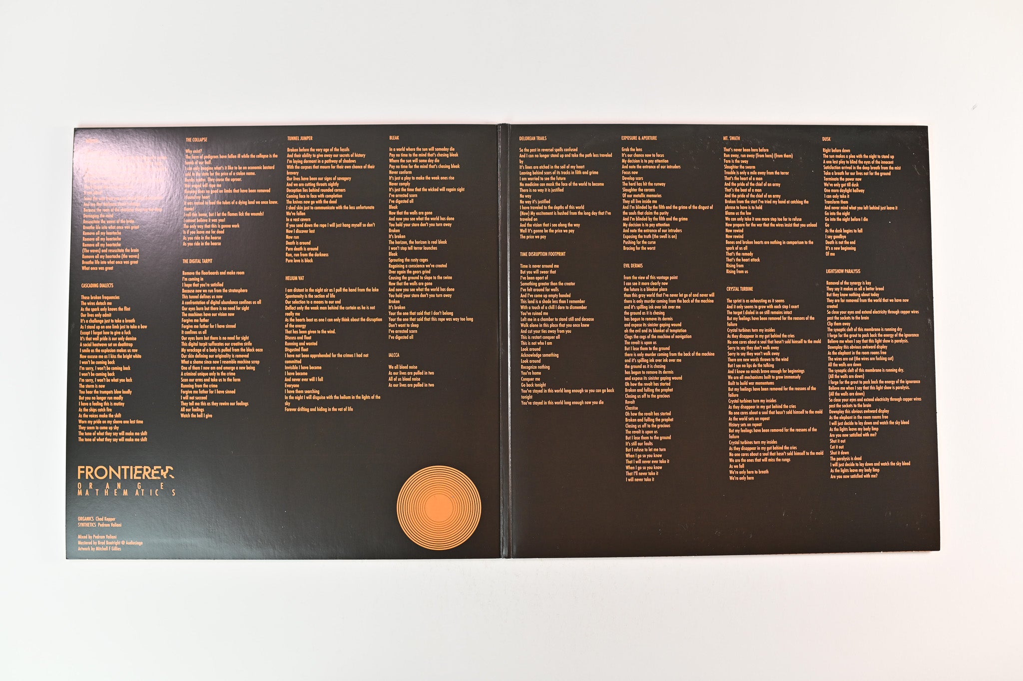 Frontierer - Orange Mathematics Self Released Ltd Orange / Black Merge Reissue