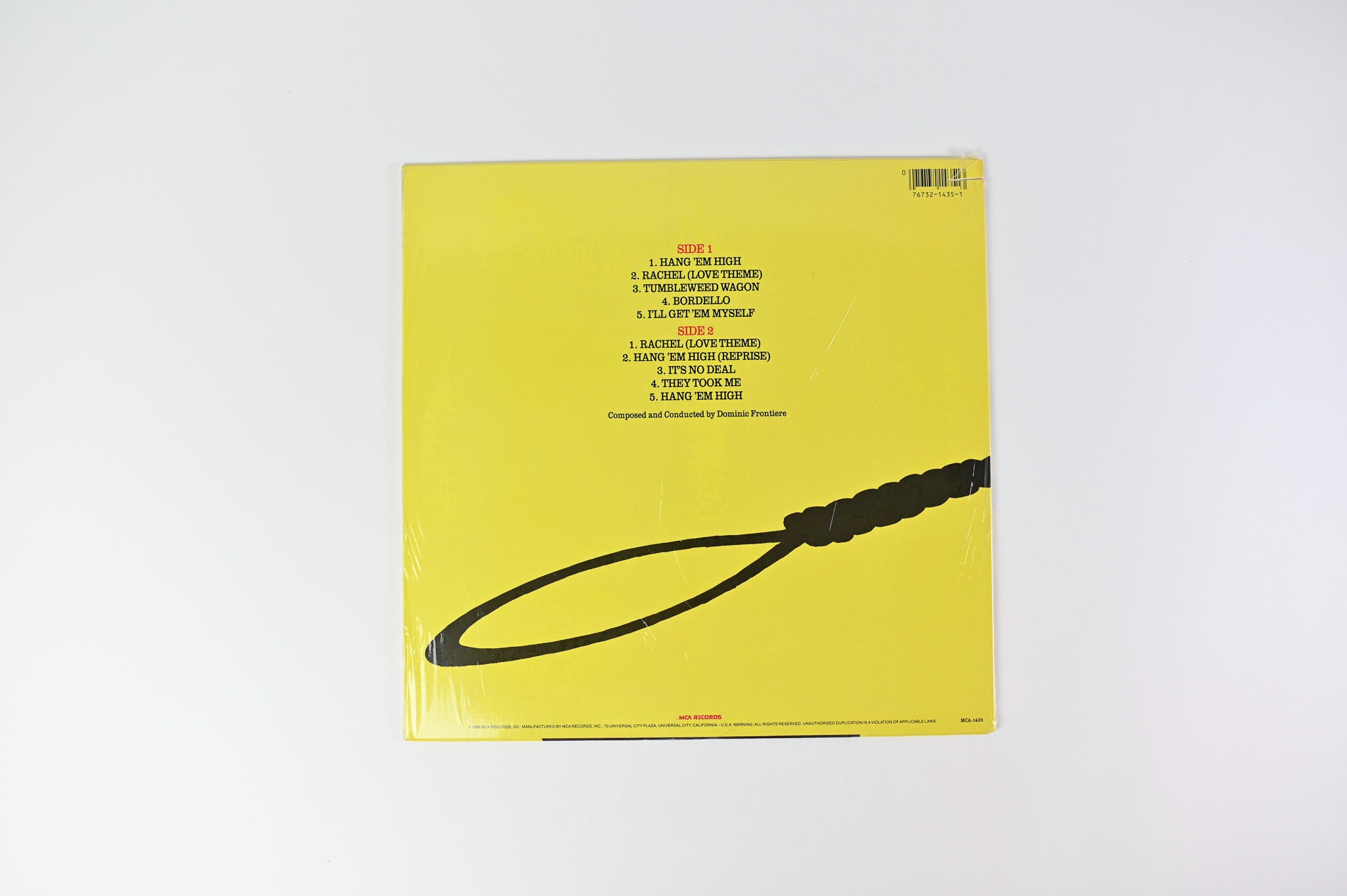 Dominic Frontiere - Hang 'Em High (Original Motion Picture Score) on MCA Classics Soundtracks Reissue Sealed