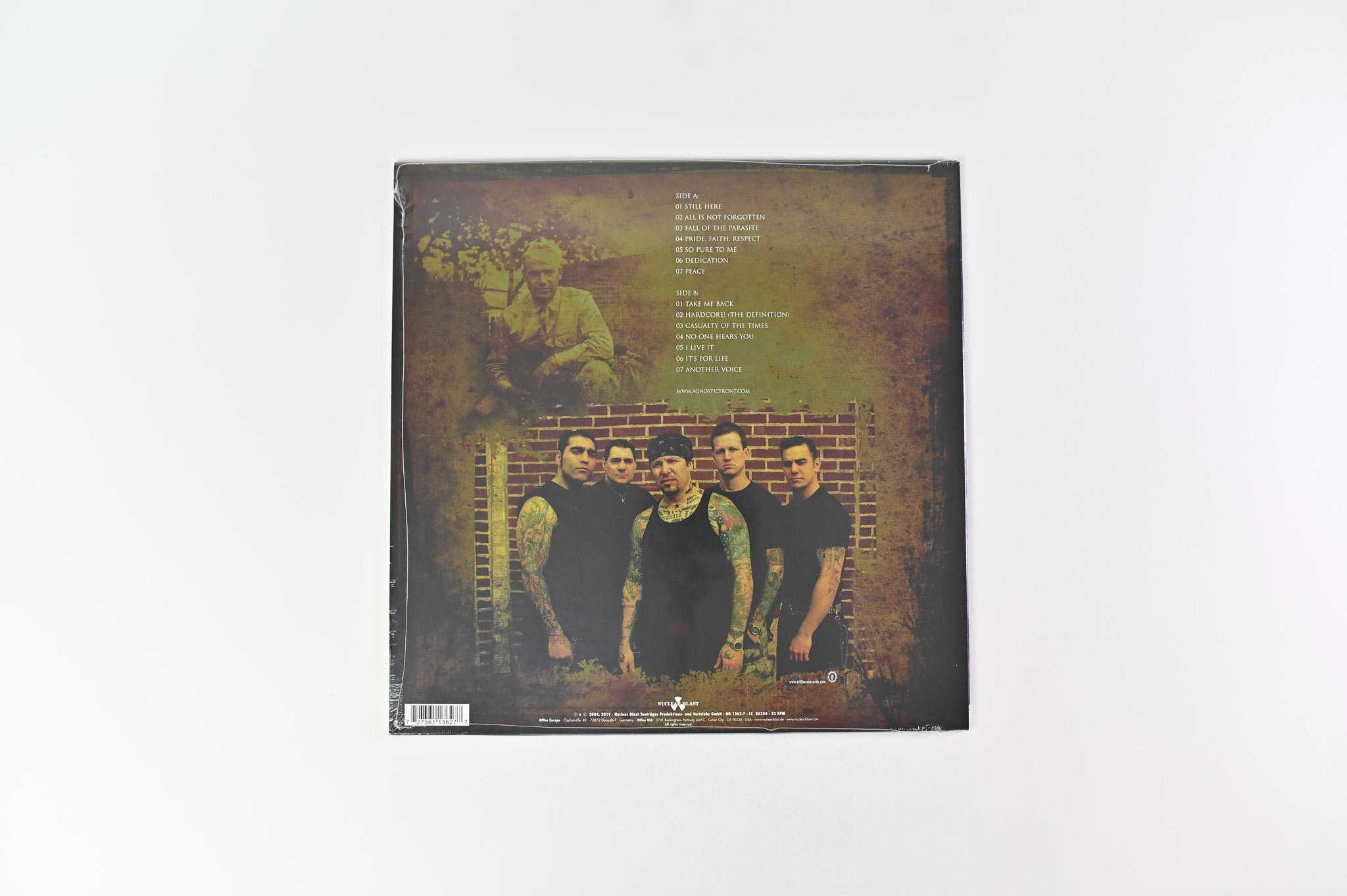Agnostic Front - Another Voice on Nuclear Blast Ltd Green And Black Swirl Reissue Sealed