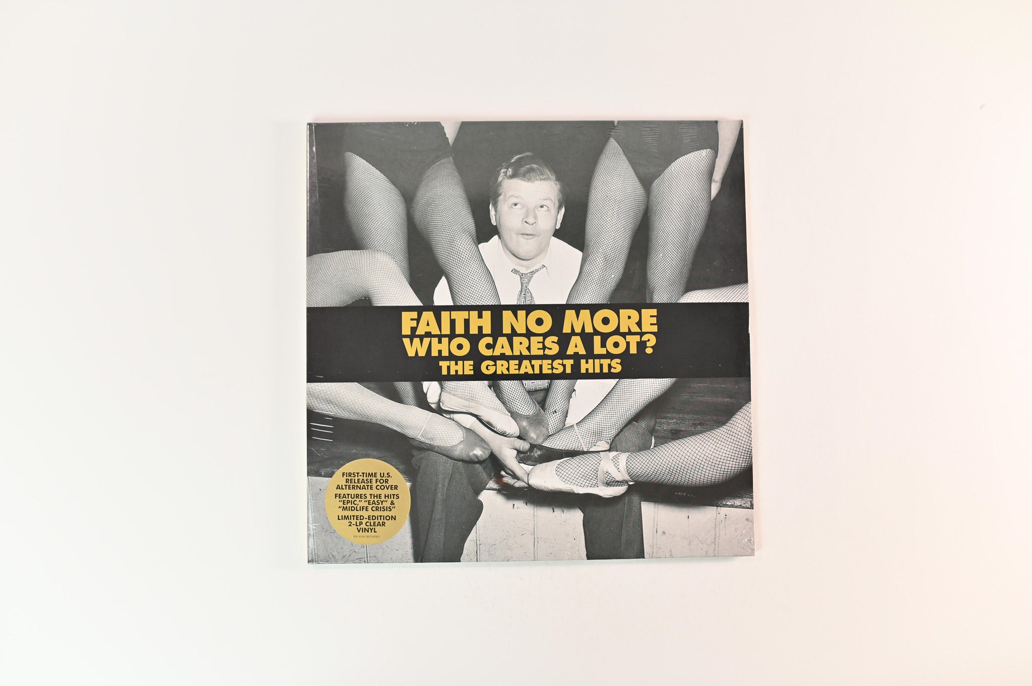 Faith No More - Who Cares A Lot? The Greatest Hits on Slash Ltd Clear Vinyl Reissue Sealed