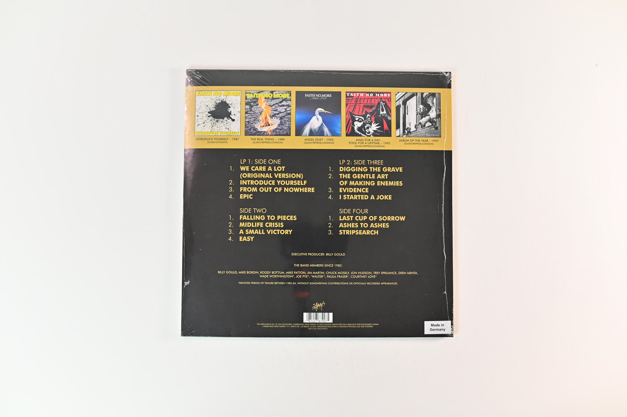 Faith No More - Who Cares A Lot? The Greatest Hits on Slash Ltd Clear Vinyl Reissue Sealed