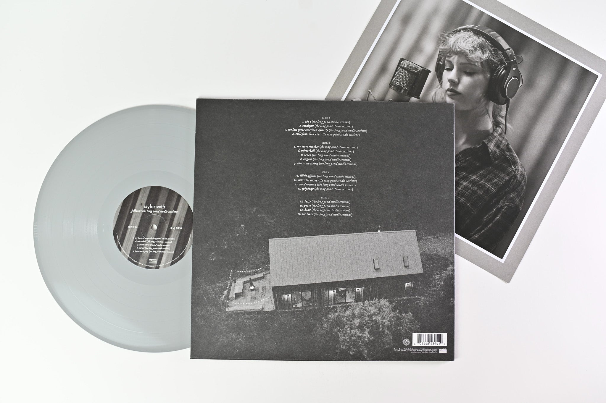 Taylor Swift - Folklore: The Long Pond Studio Sessions on Republic RSD 2023 Grey Vinyl Reissue