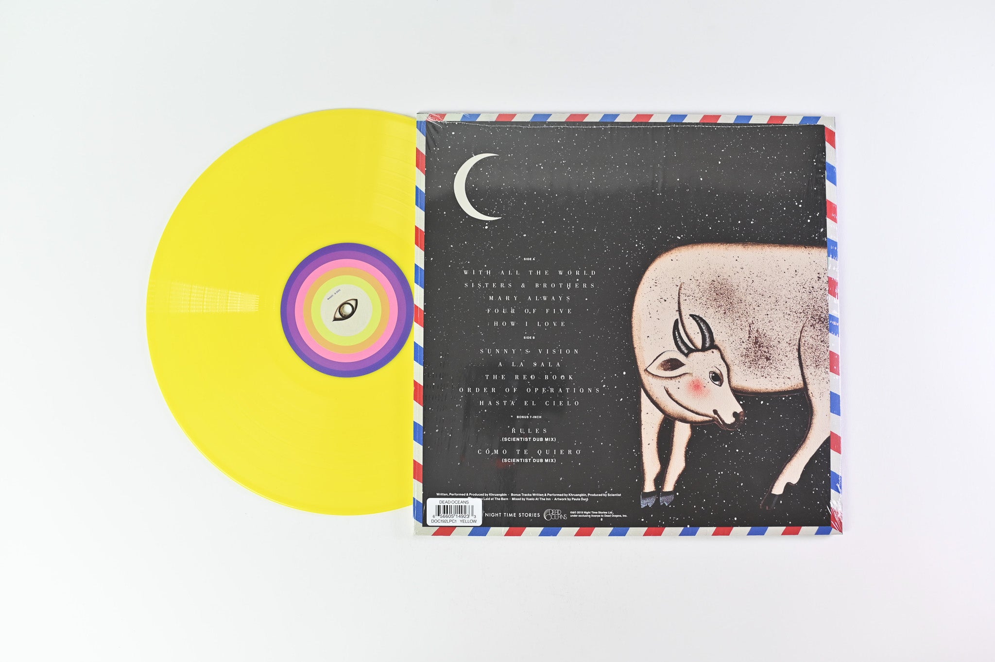 Khruangbin - Hasta El Cielo on Night Time Stories / Dead Oceans - Yellow Vinyl