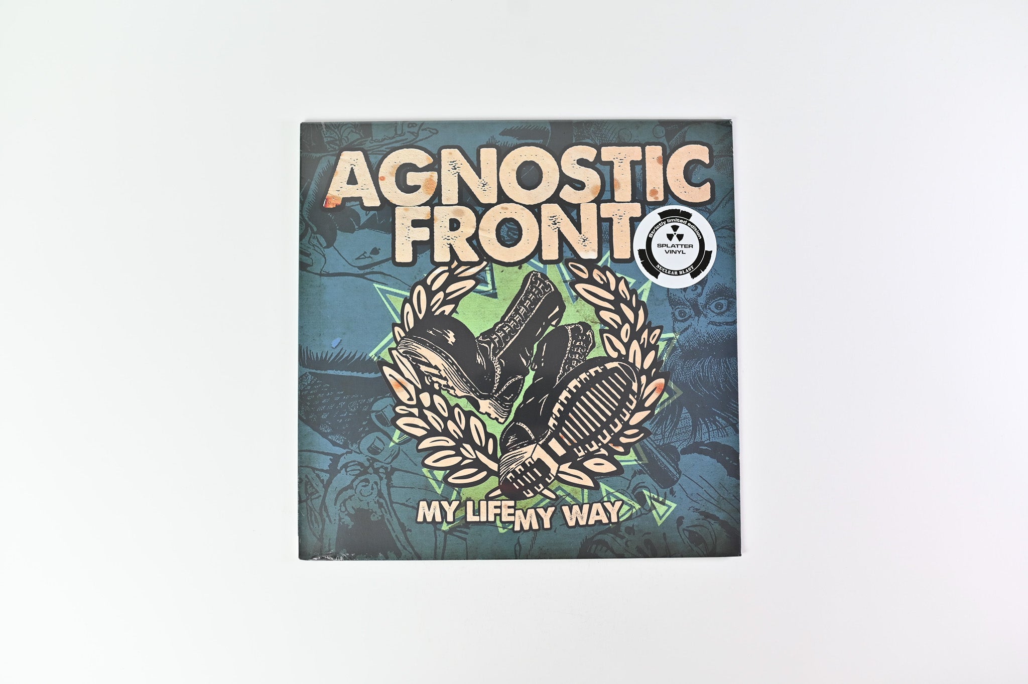 Agnostic Front - My Life My Way on Nuclear Blast Ltd Green Splatter Vinyl Reissue Sealed