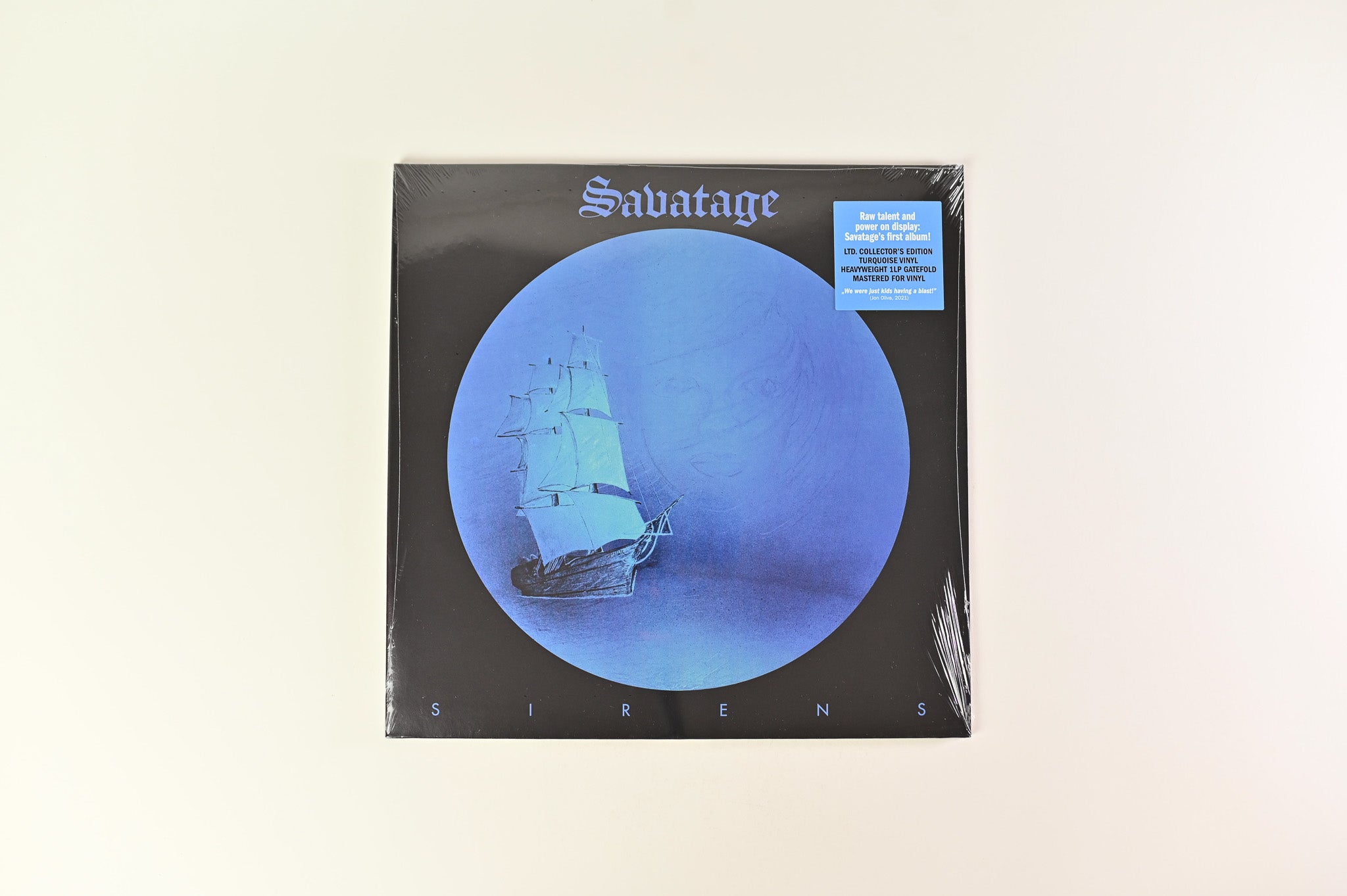 Savatage - Sirens on Ear Music Classics Ltd Turquoise Vinyl Reissue Sealed