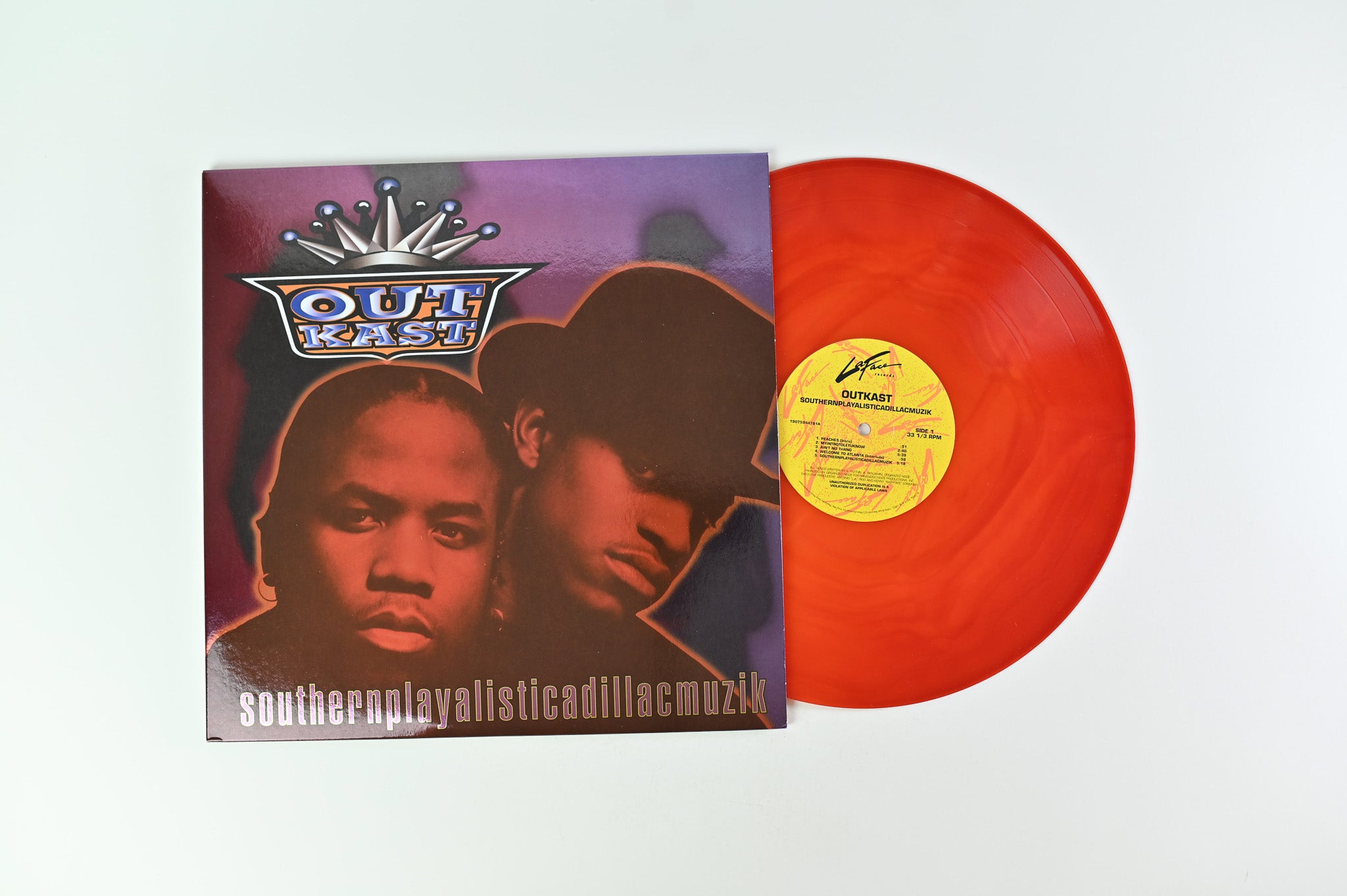 OutKast - Southernplayalisticadillacmuzik Vinyl Me Please Orange / Purple Galaxy Vinyl Reissue