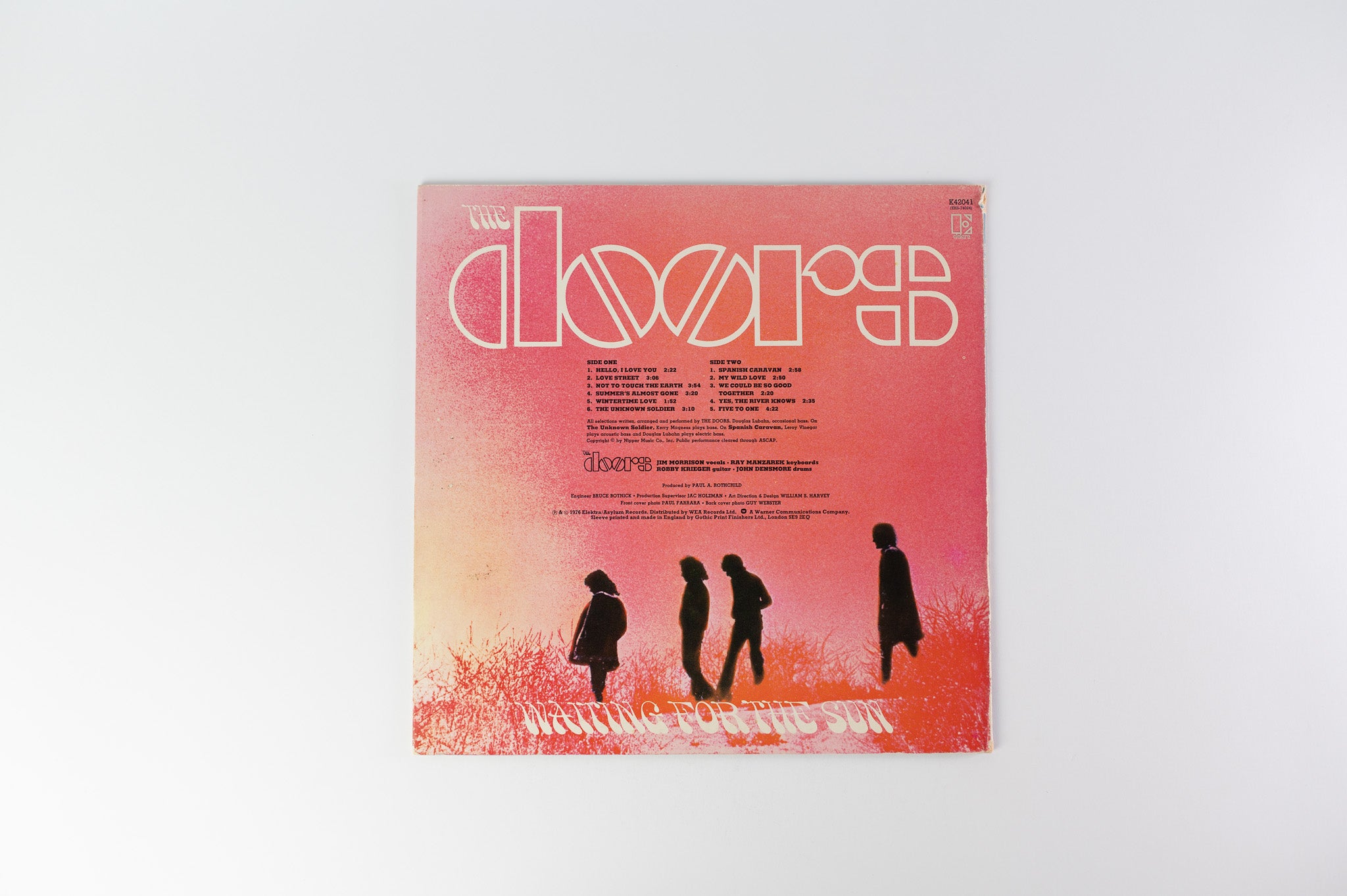 The Doors - Waiting For The Sun on Elektra UK Pressing