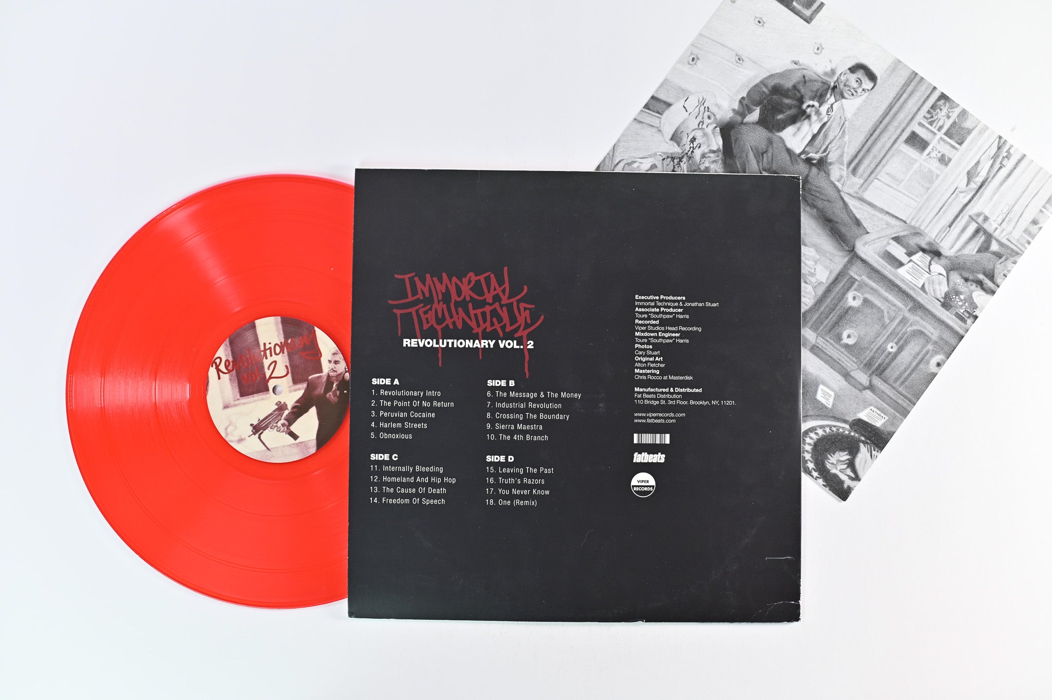 Immortal Technique - Revolutionary Vol. 2 on Viper Ltd Red Translucent Reissue