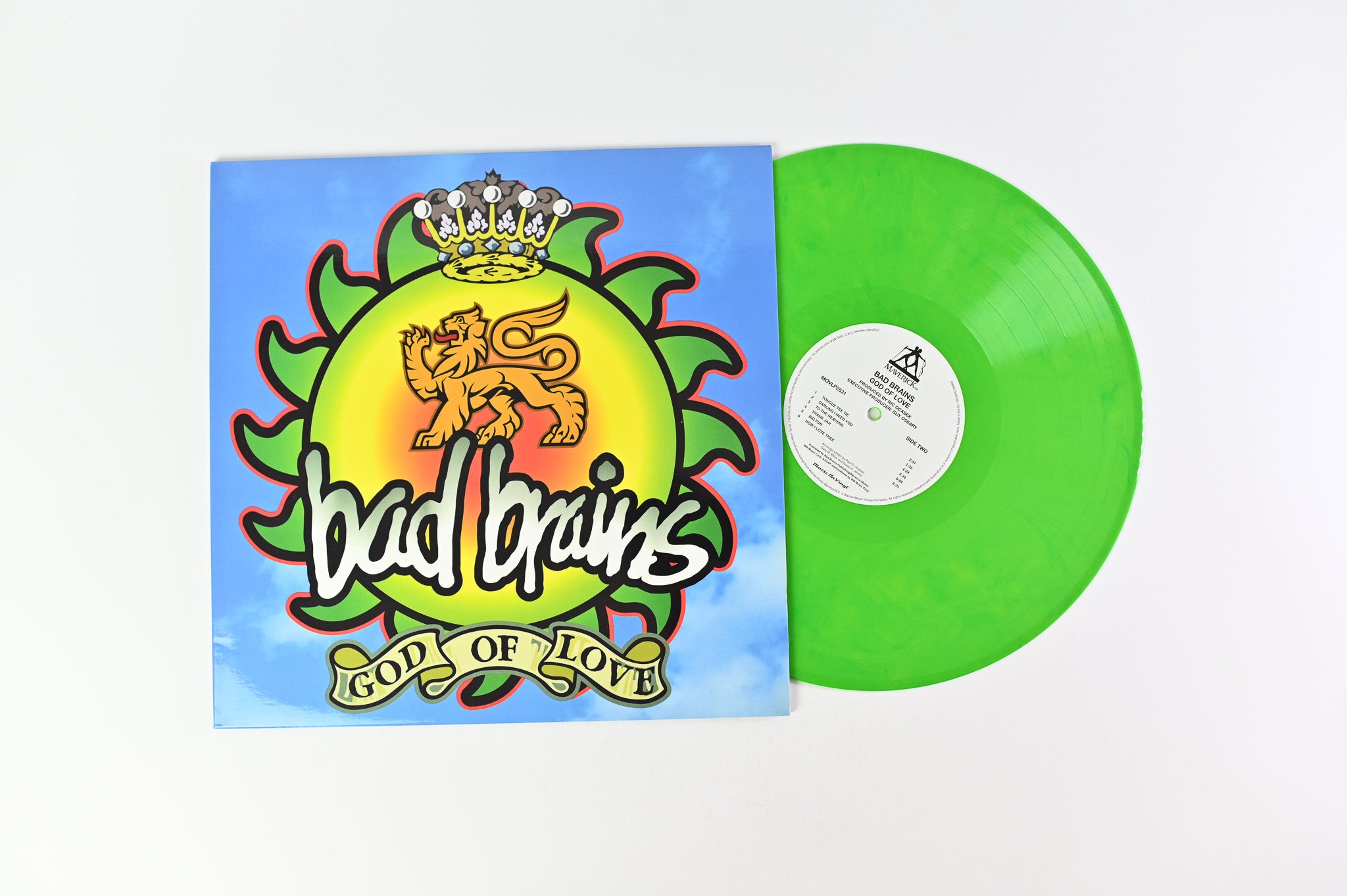 Bad Brains - God Of Love on Music on Vinyl Ltd Numbered Green Yellow Mixed Reissue