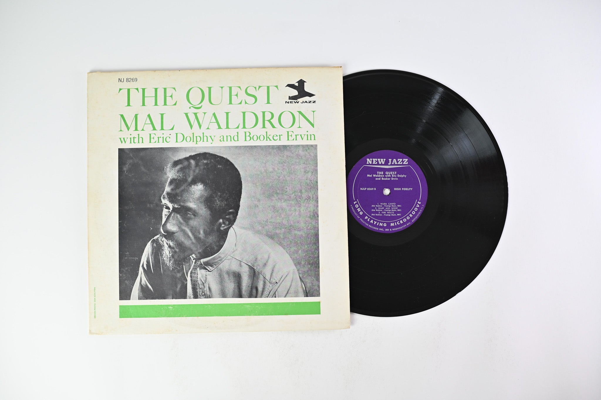 Mal Waldron With Eric Dolphy And Booker Ervin - The Quest on New Jazz – NJLP 8269 Mono