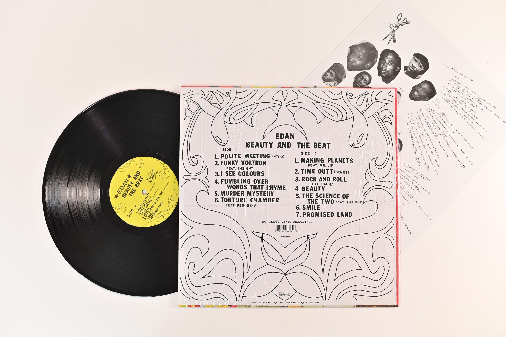 Edan - Beauty And The Beat on Lewis RSD BF 2019 Reissue