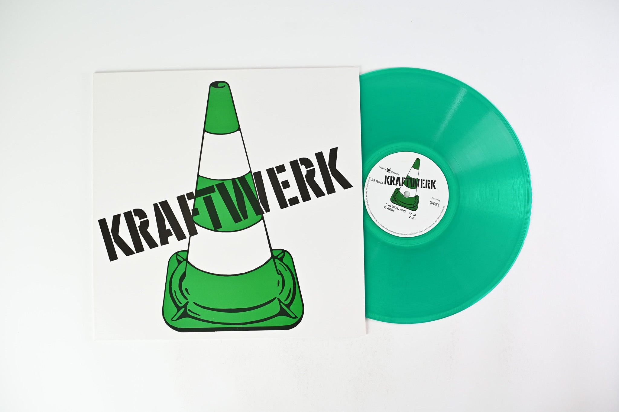 Kraftwerk - Kraftwerk 2 on Crown Records - Green Vinyl - Unofficial pressing