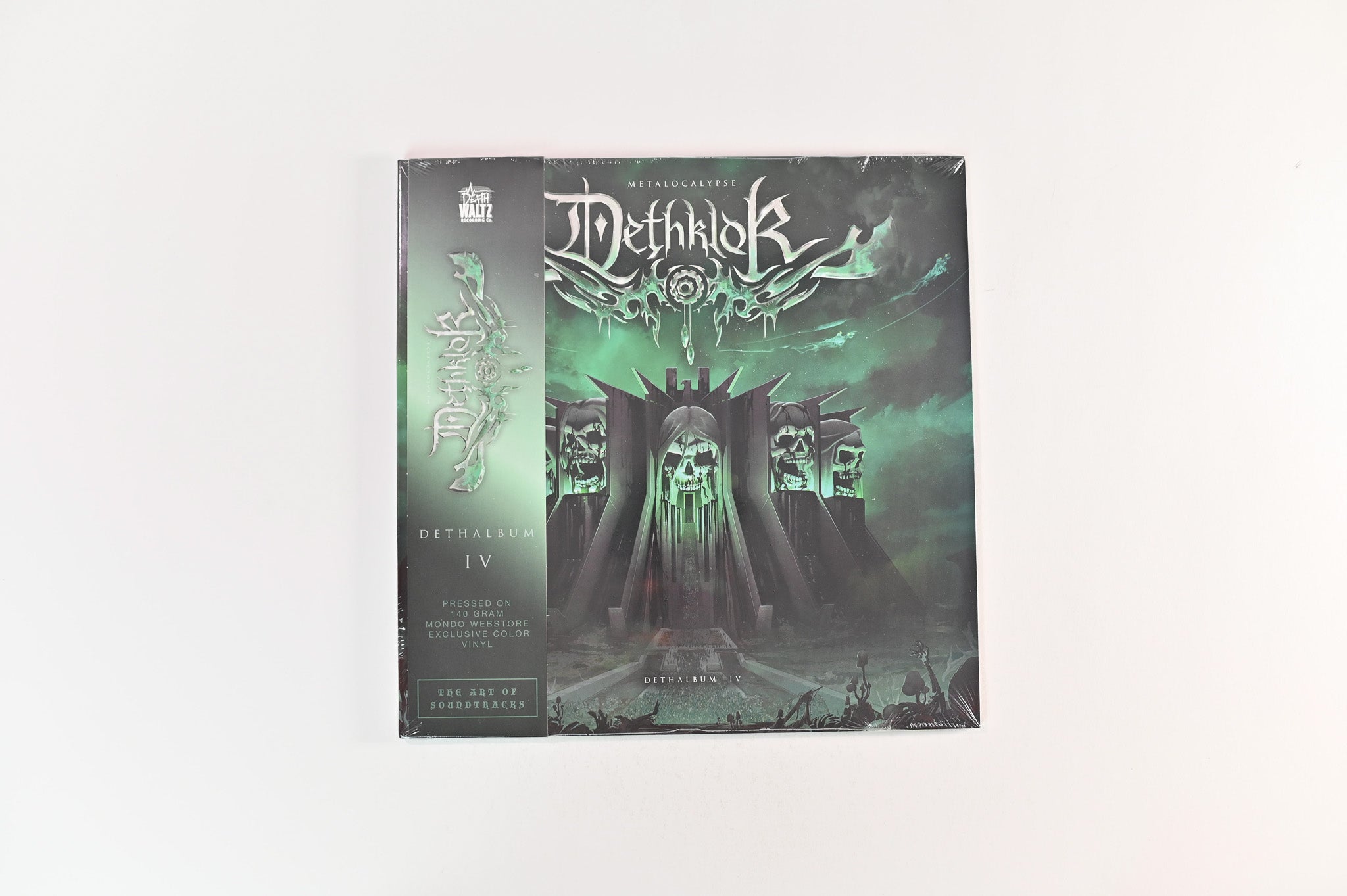 Dethklok - Dethalbum IV on WaterTower Music Green W/ Black And Grey Splatter Sealed