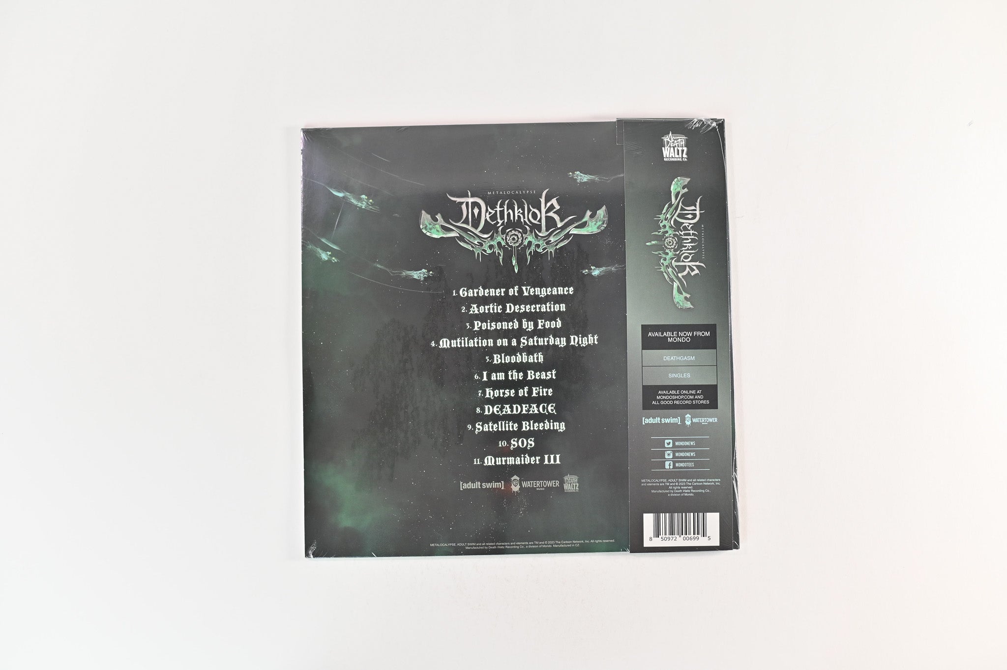 Dethklok - Dethalbum IV on WaterTower Music Green W/ Black And Grey Splatter Sealed