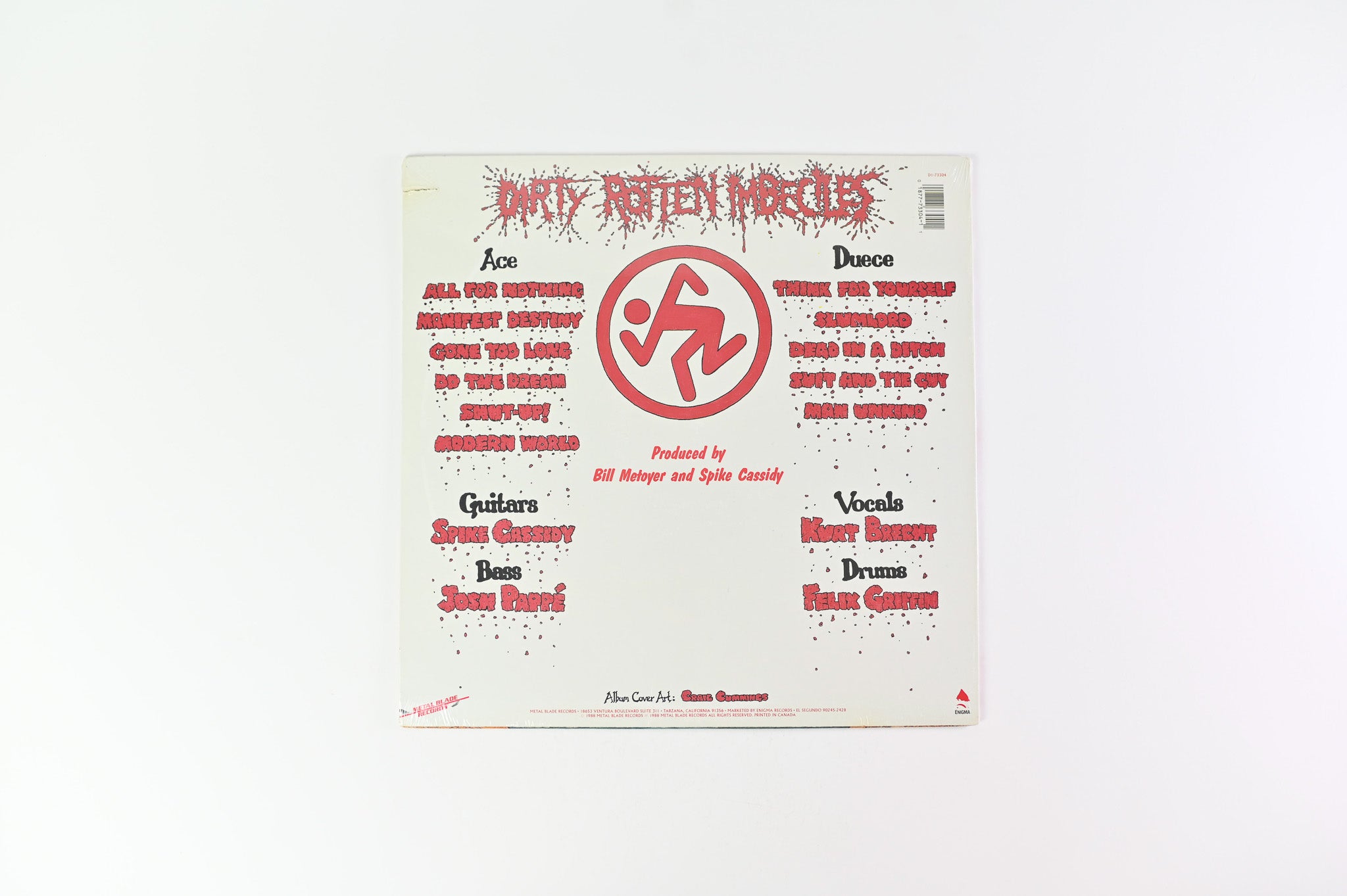 Dirty Rotten Imbeciles - 4 Of A Kind on Metal Blade Enigma Sealed