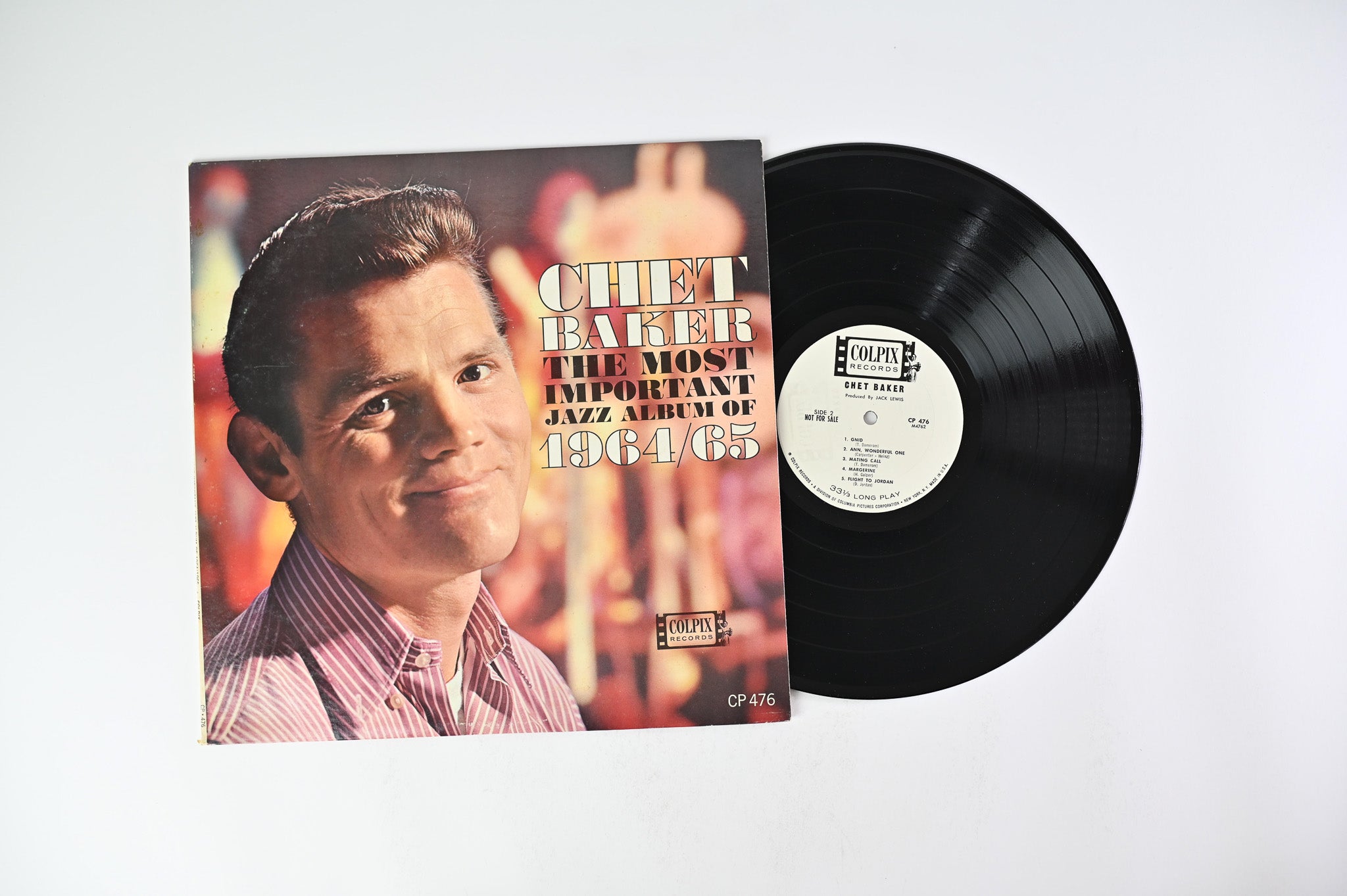 Chet Baker - The Most Important Jazz Album Of 1964/65 on Colpix Records - Promo