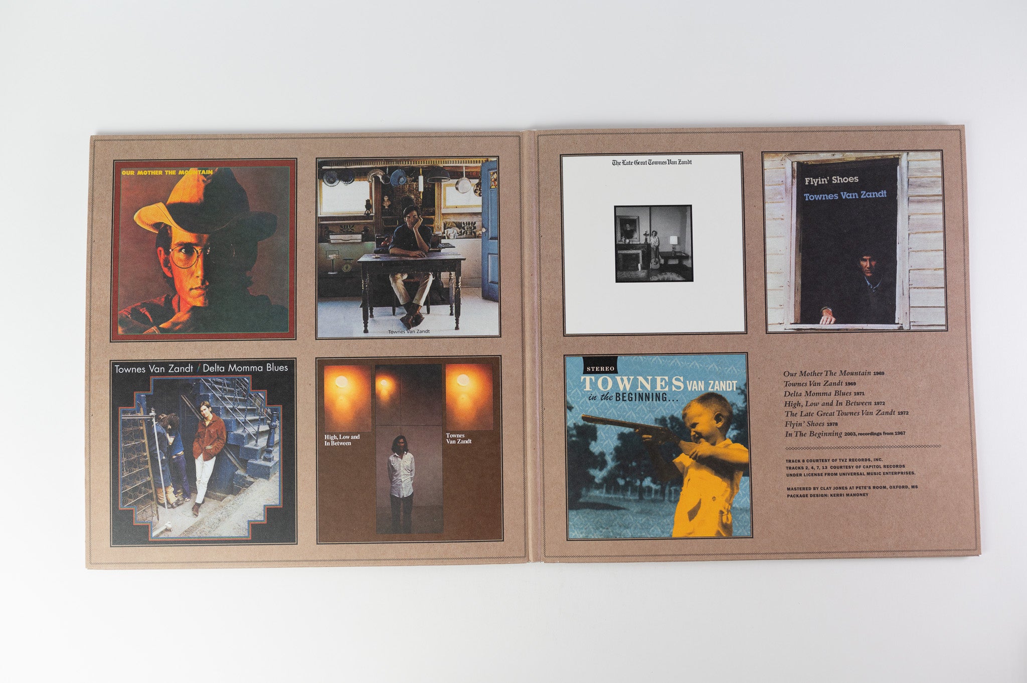 Townes Van Zandt - The Best Of Townes Van Zandt on Fat Possum Records Tiger's Eye Vinyl