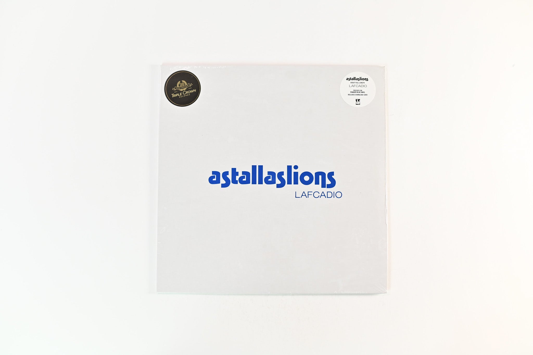 As Tall As Lions - Lafcadio on Triple Crown Blue Powder Vinyl Reissue Sealed