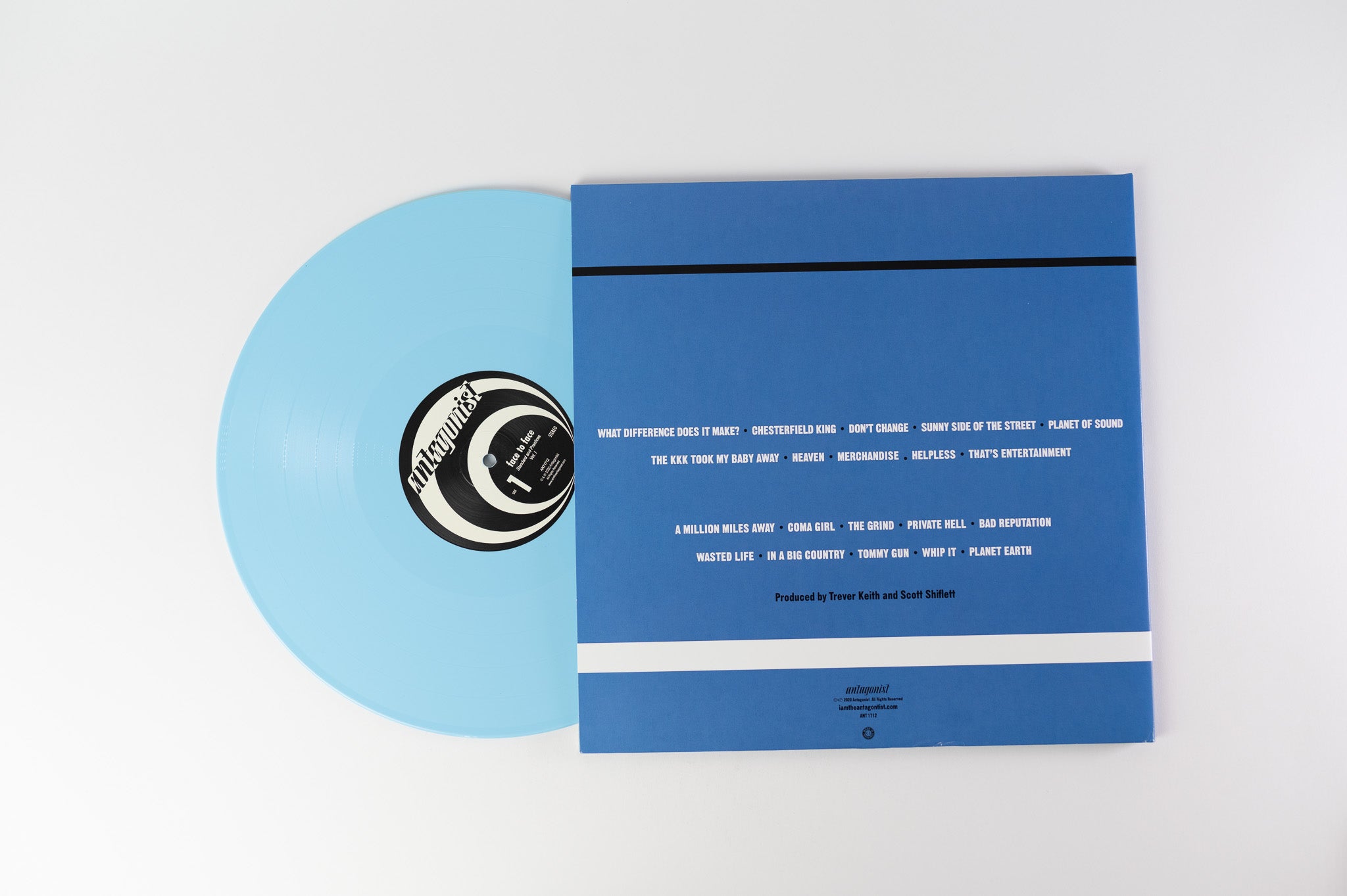 Face To Face - Standards & Practices Vol. I & Vol. II on Antagonist Baby Blue Vinyl