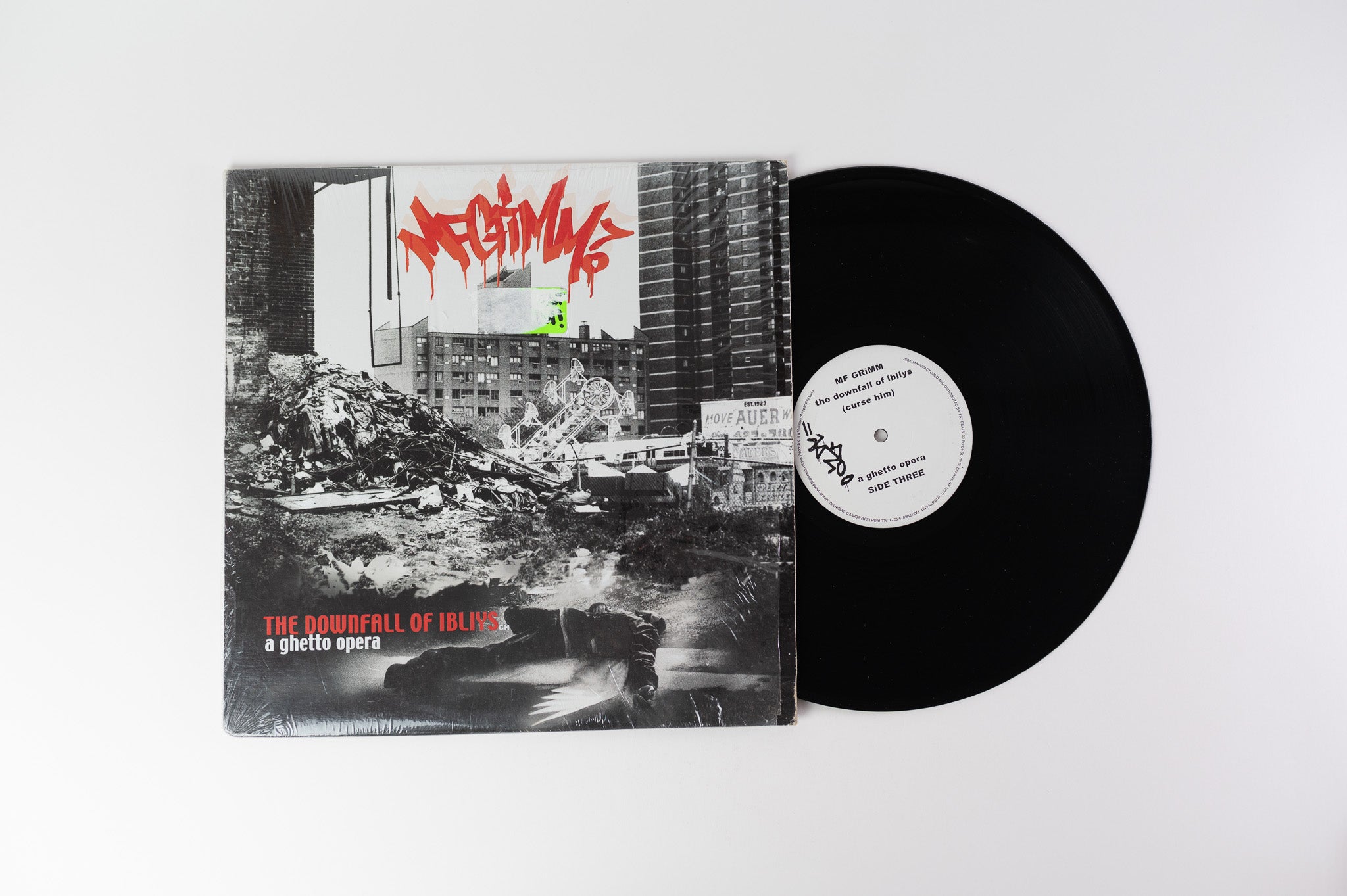 MF Grimm - The Downfall Of Ibliys: A Ghetto Opera on Metal Face