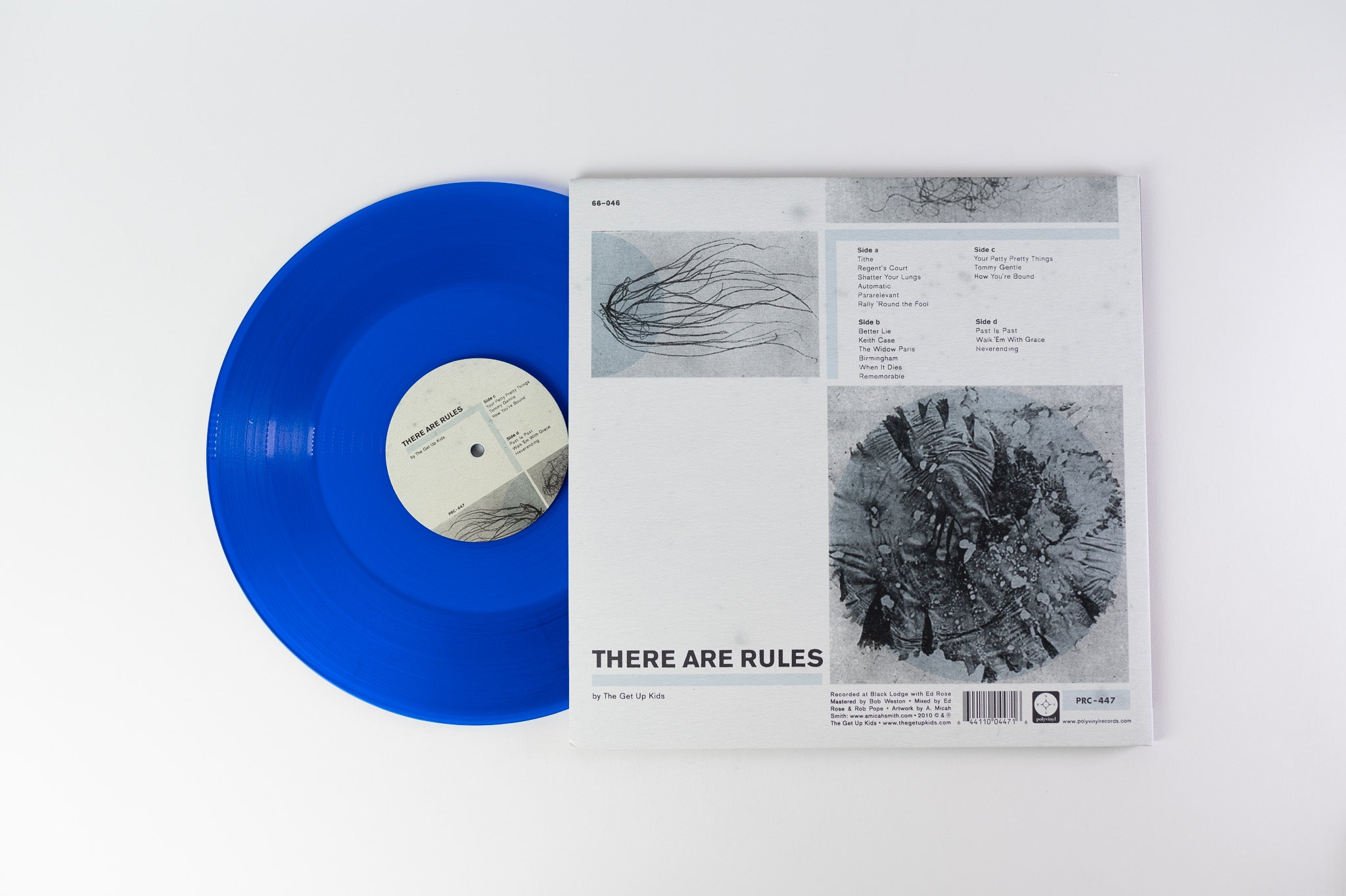 The Get Up Kids - There Are Rules on Polyvinyl Record Company Clear Blue Vinyl