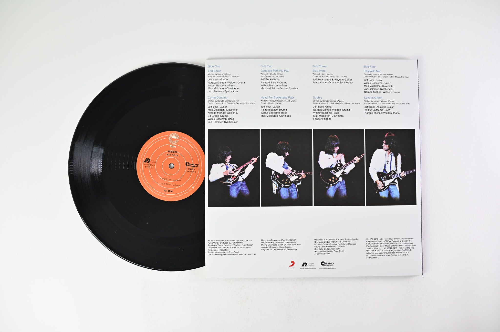 Jeff Beck - Wired on Analogue Productions - 2-lp 45 RPM