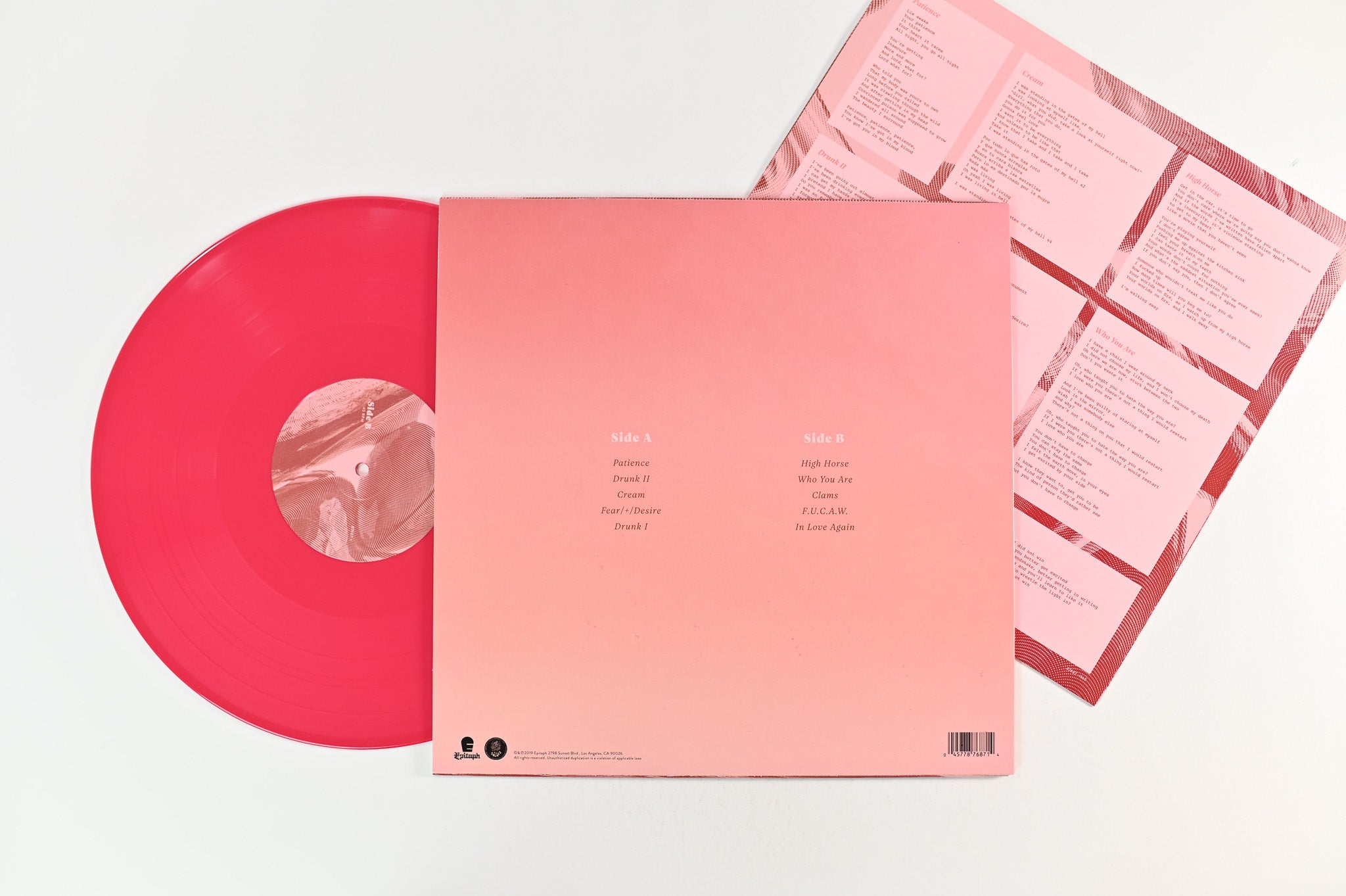 Mannequin Pussy - Patience on Epitaph Ltd Magenta Reissue