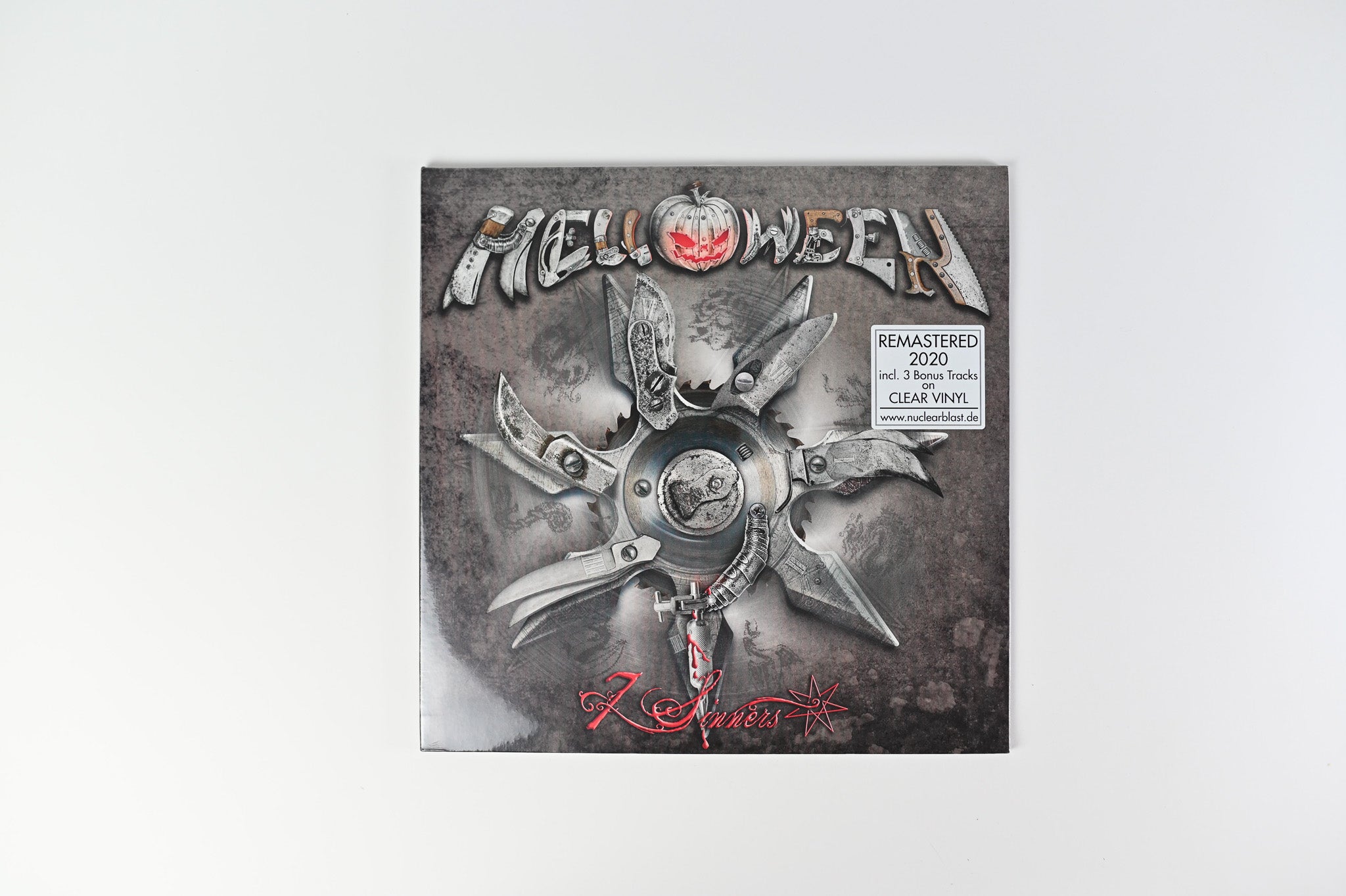Helloween - 7 Sinners on Nuclear Blast Clear Vinyl Reissue Sealed