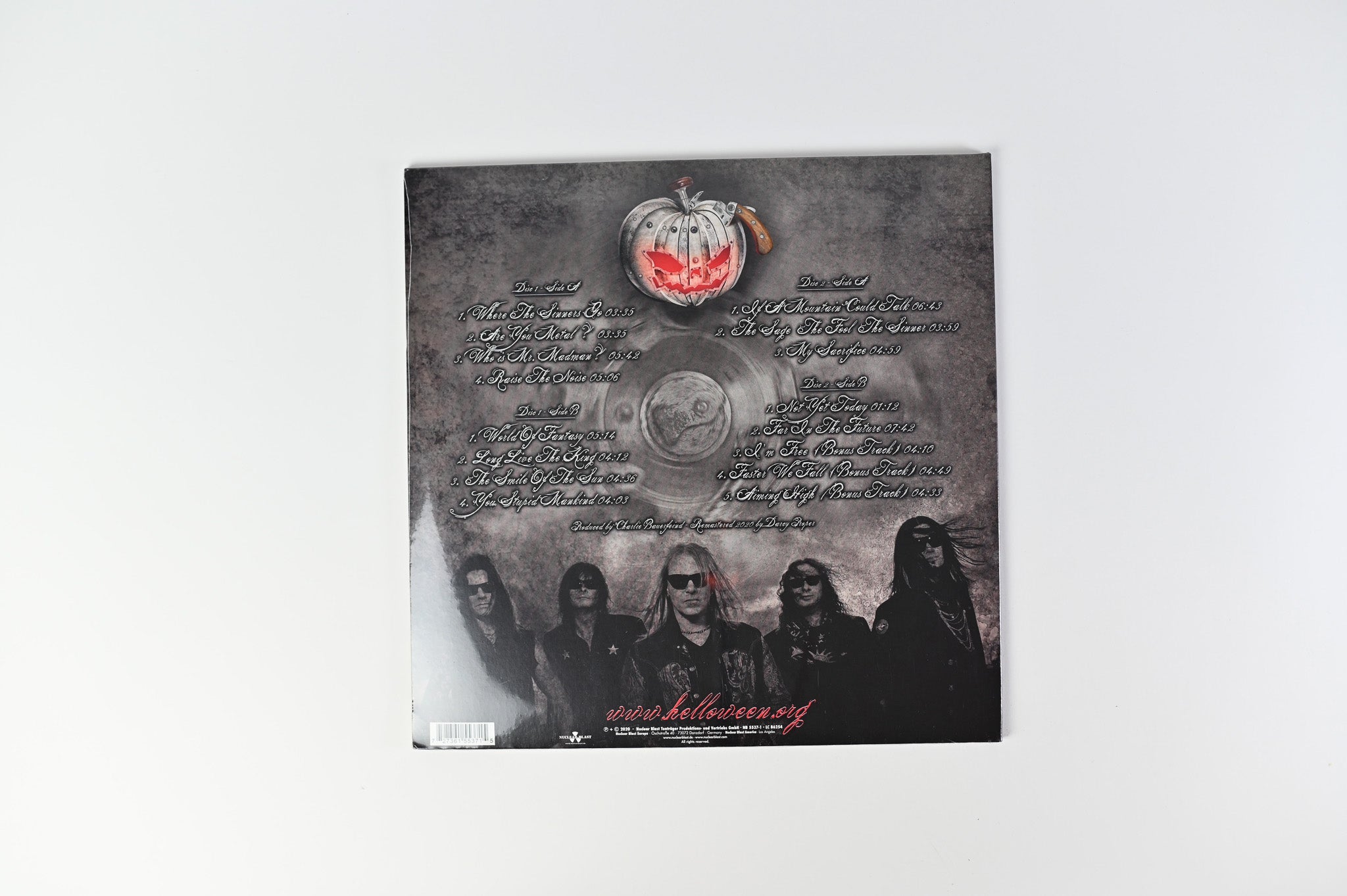 Helloween - 7 Sinners on Nuclear Blast Clear Vinyl Reissue Sealed