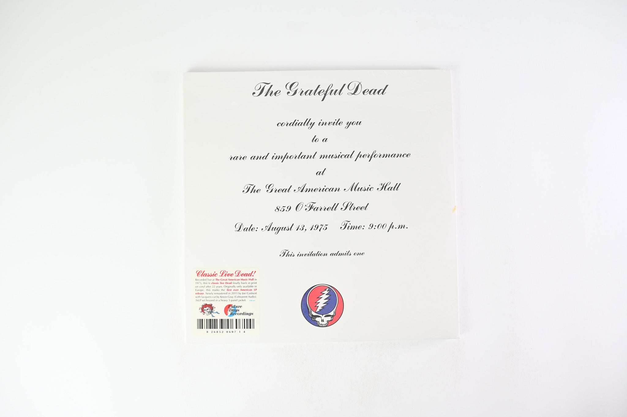 The Grateful Dead - One From The Vault on Future Days Recordings - Sealed