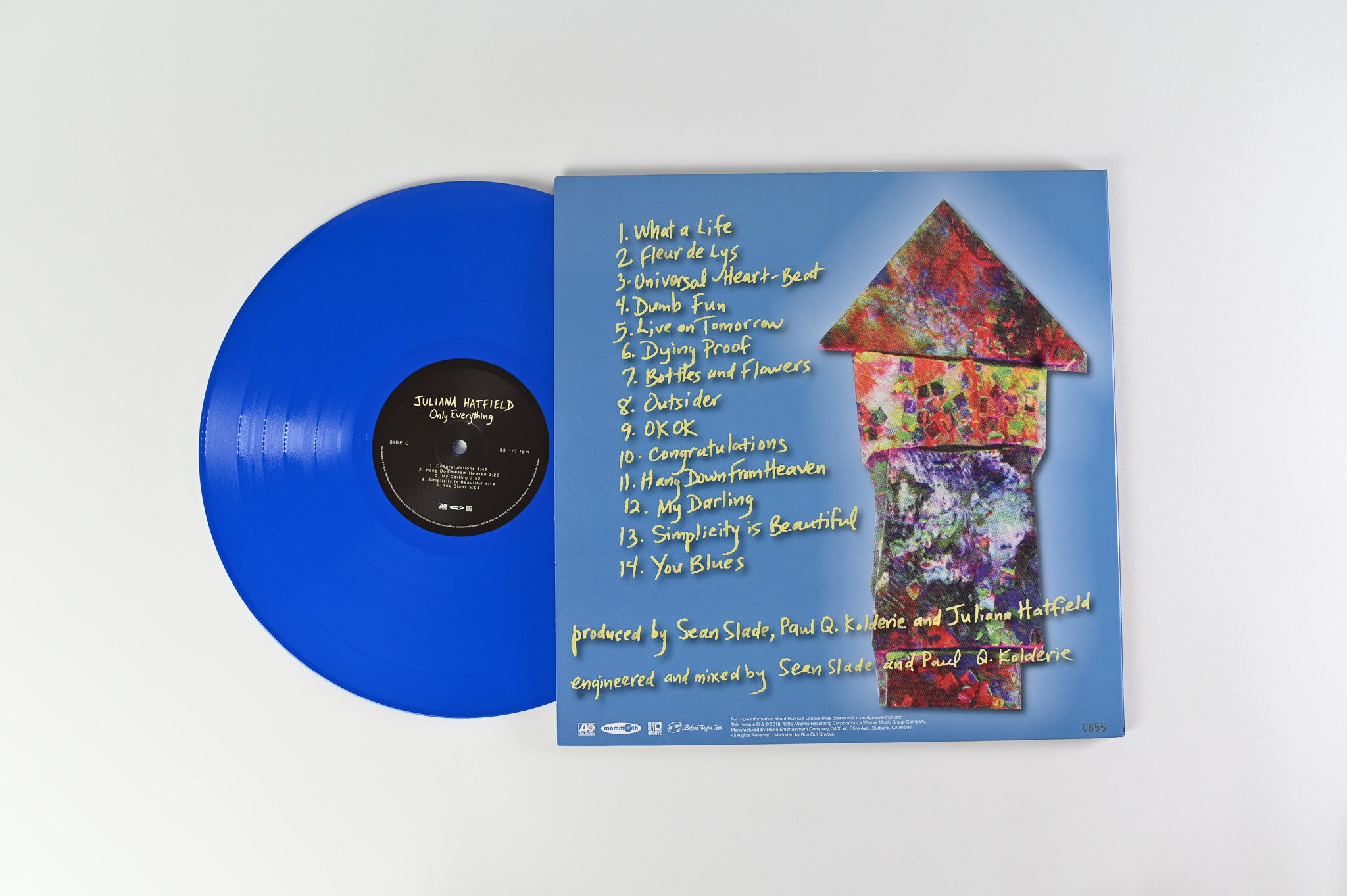 Juliana Hatfield - Only Everything Reissue, Numbered on Run Out Groove Orange & Blue Vinyl