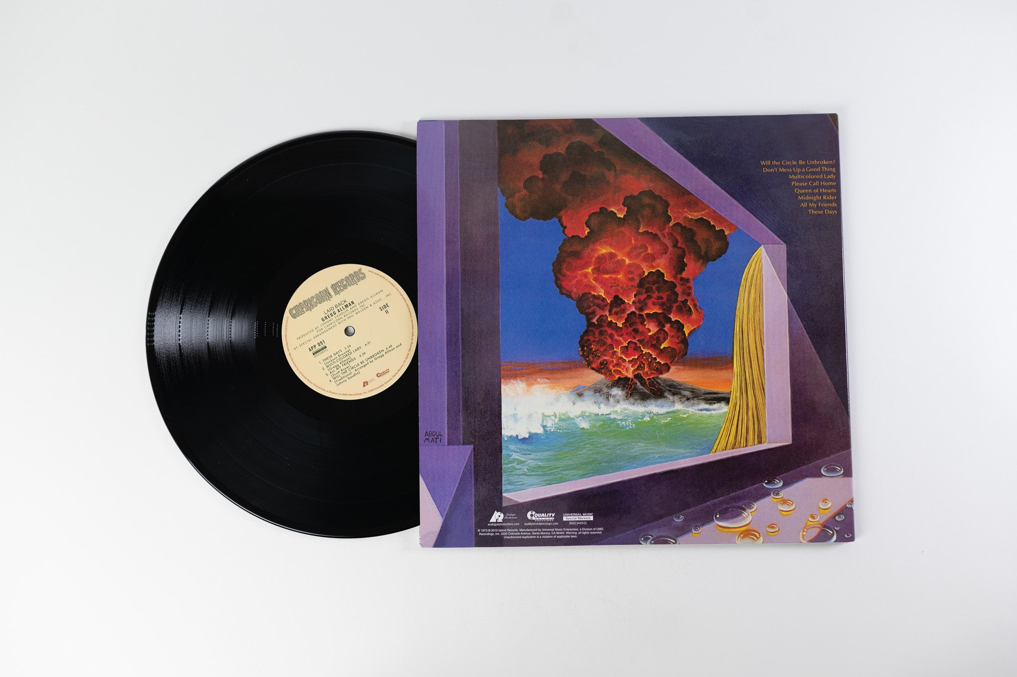 Gregg Allman - Laid Back on Analogue Productions 200 Gram Reissue