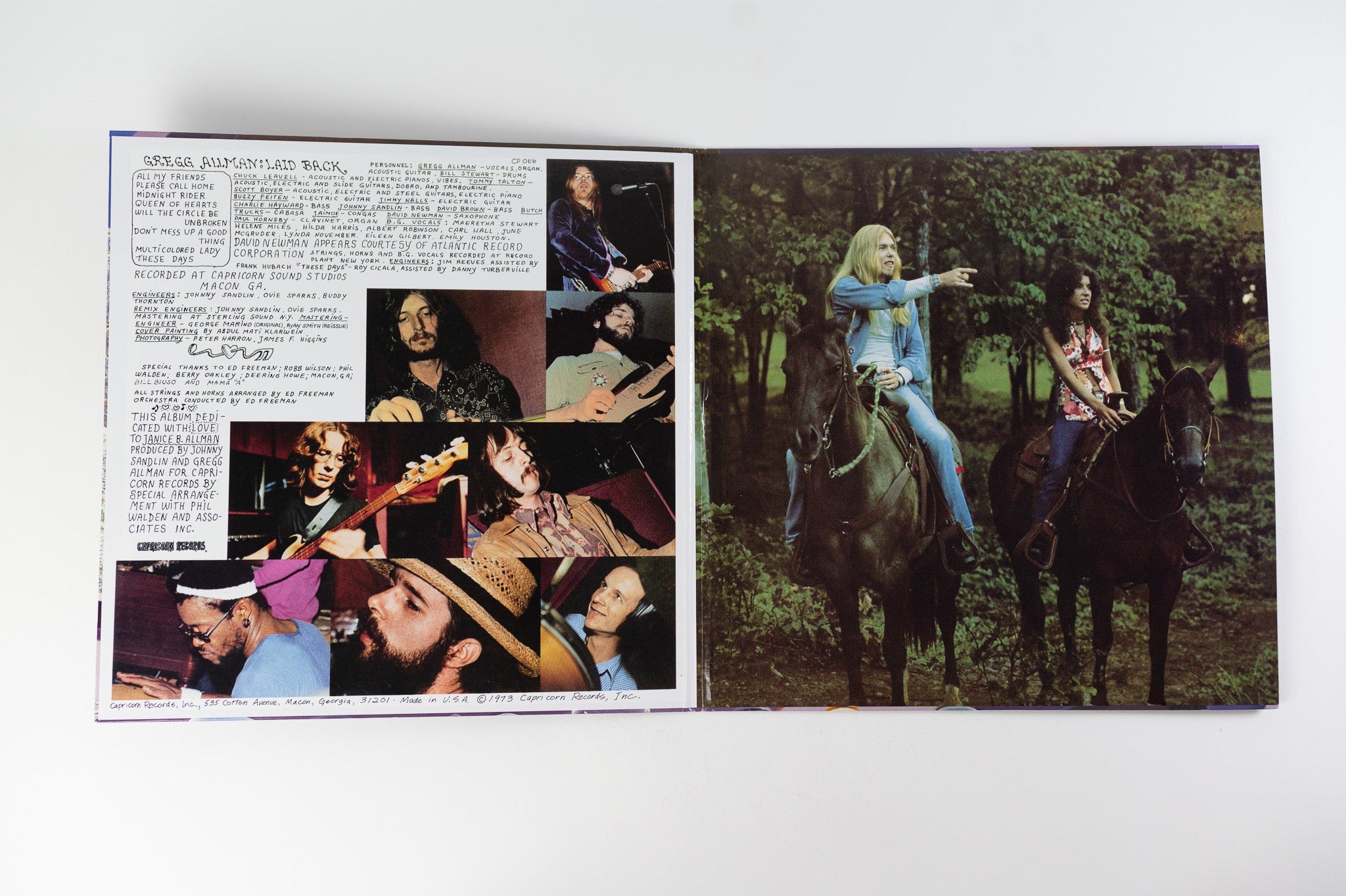 Gregg Allman - Laid Back on Analogue Productions 200 Gram Reissue