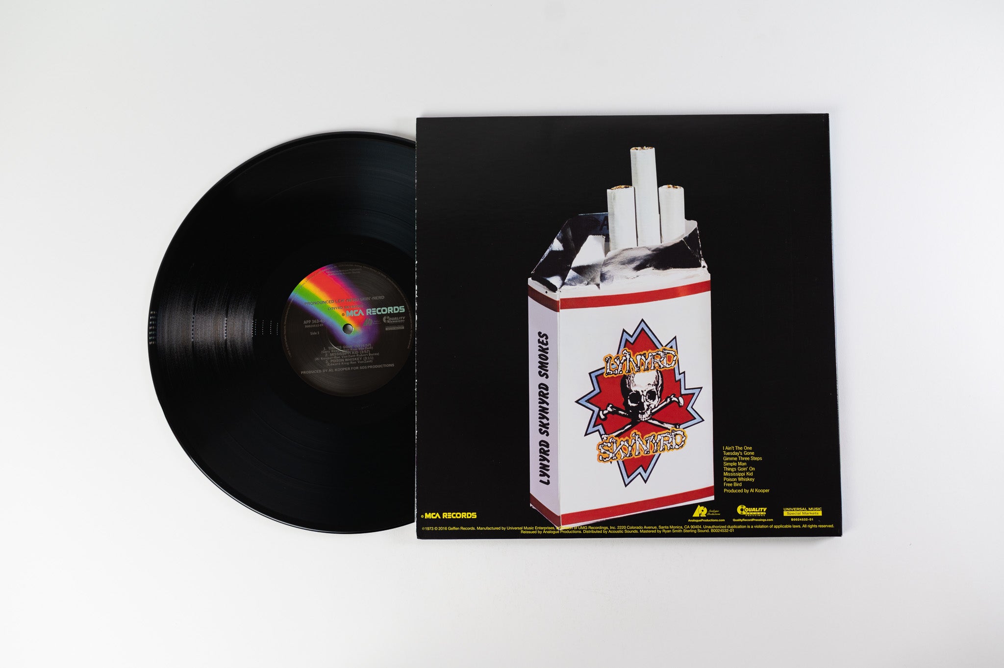 Lynyrd Skynyrd - (pronounced'lĕh-'nérd'skin-'nérd) on Analogue Productions Ltd 45 RPM 180 Gram Reissue