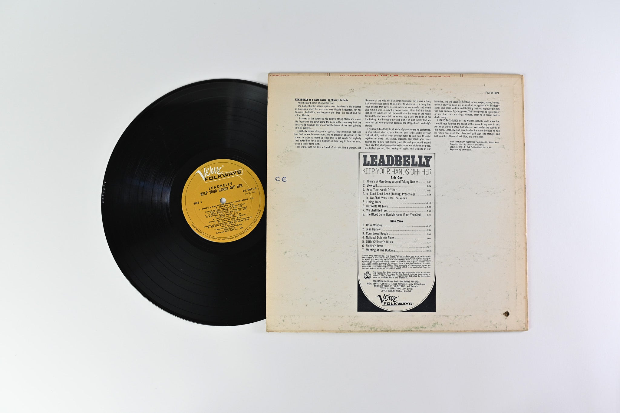 Leadbelly - Keep Your Hands Off Her Mono on Verve Folways