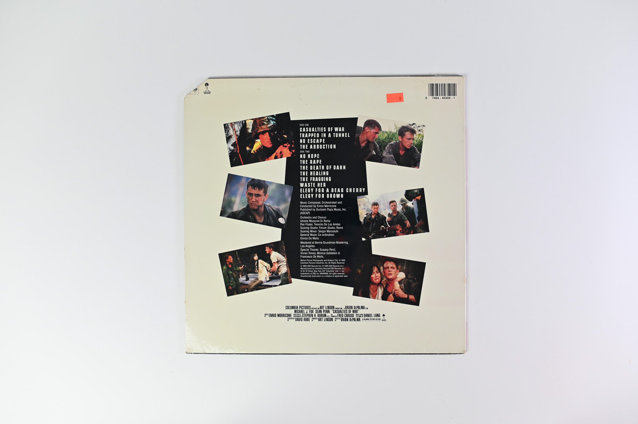 Ennio Morricone - Casualties Of War (Original Soundtrack) on Columbia Sealed