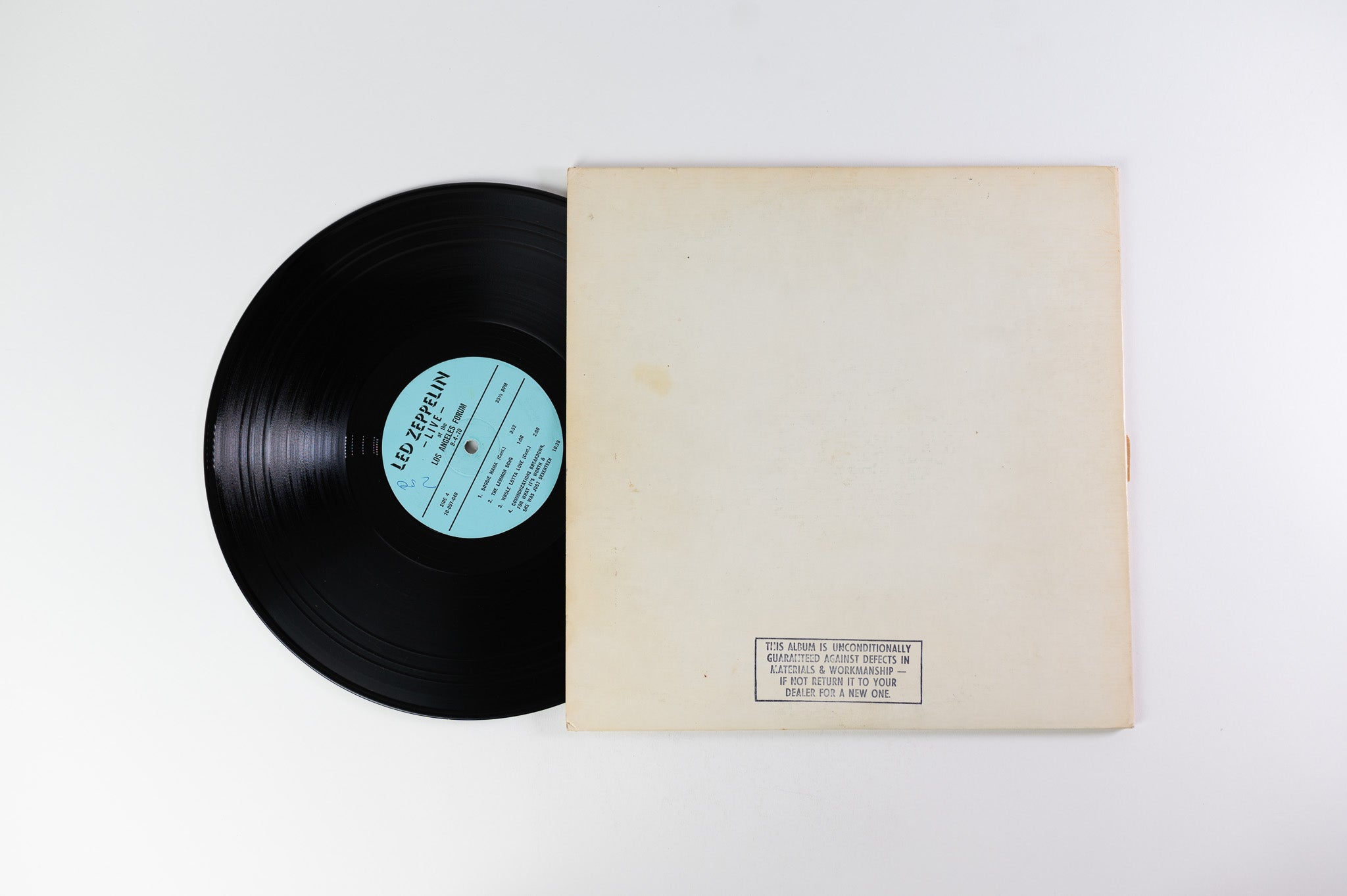 Led Zeppelin - Live At The Los Angeles Forum 9-4-70 Unofficial Pressing