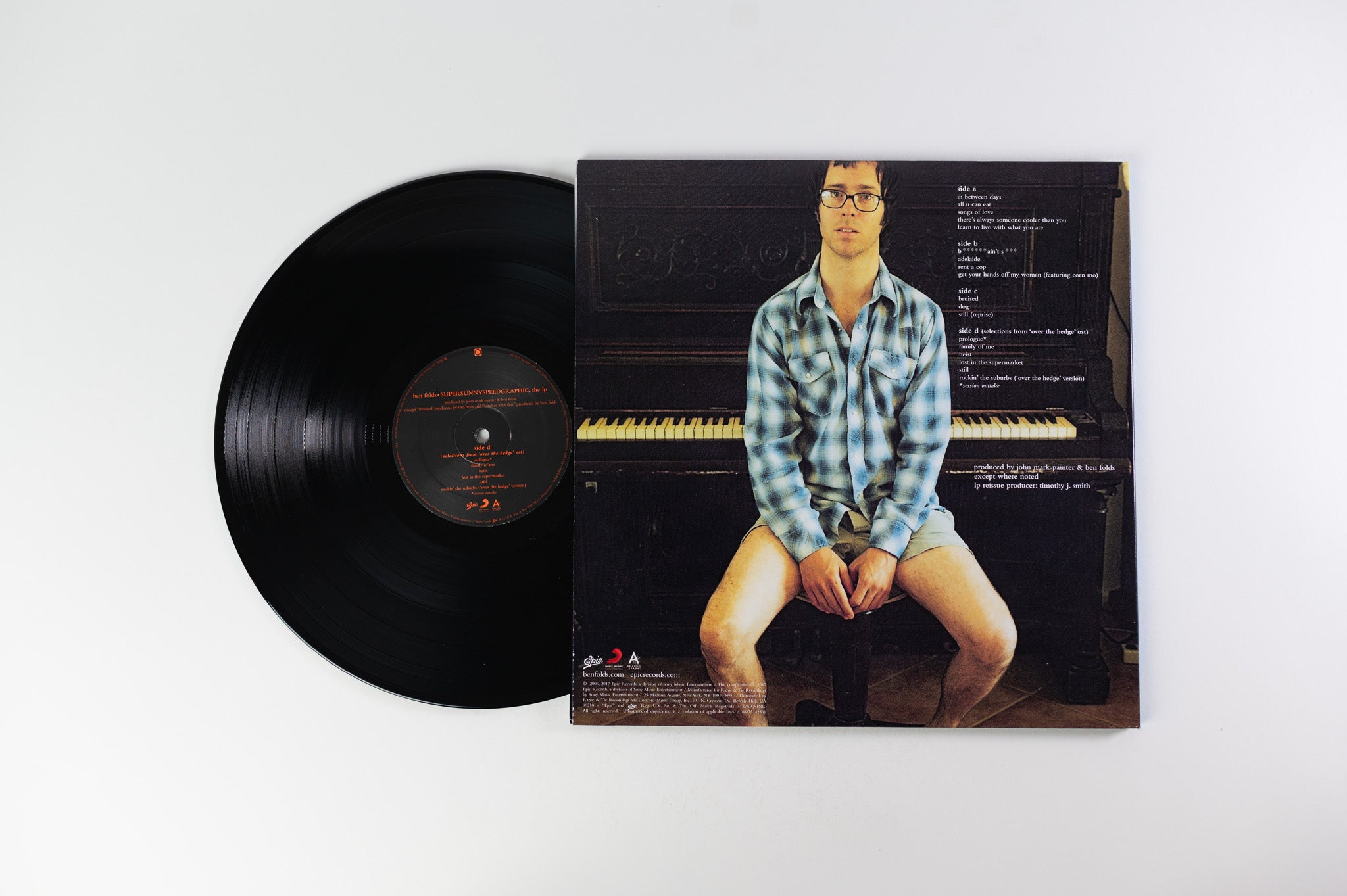 Ben Folds - Supersunnyspeedgraphic, The LP on Analogue Spark Ltd Reissue