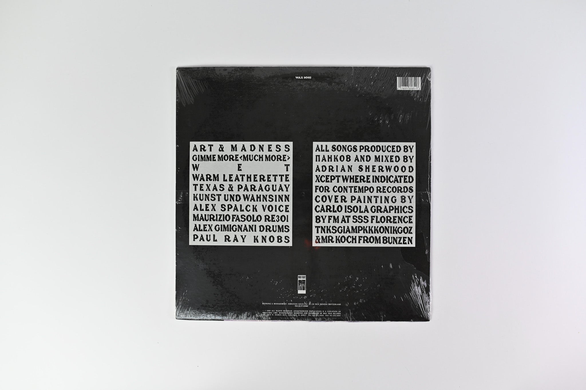 Pankow - Freedom For The Slaves on Wax Trax Sealed