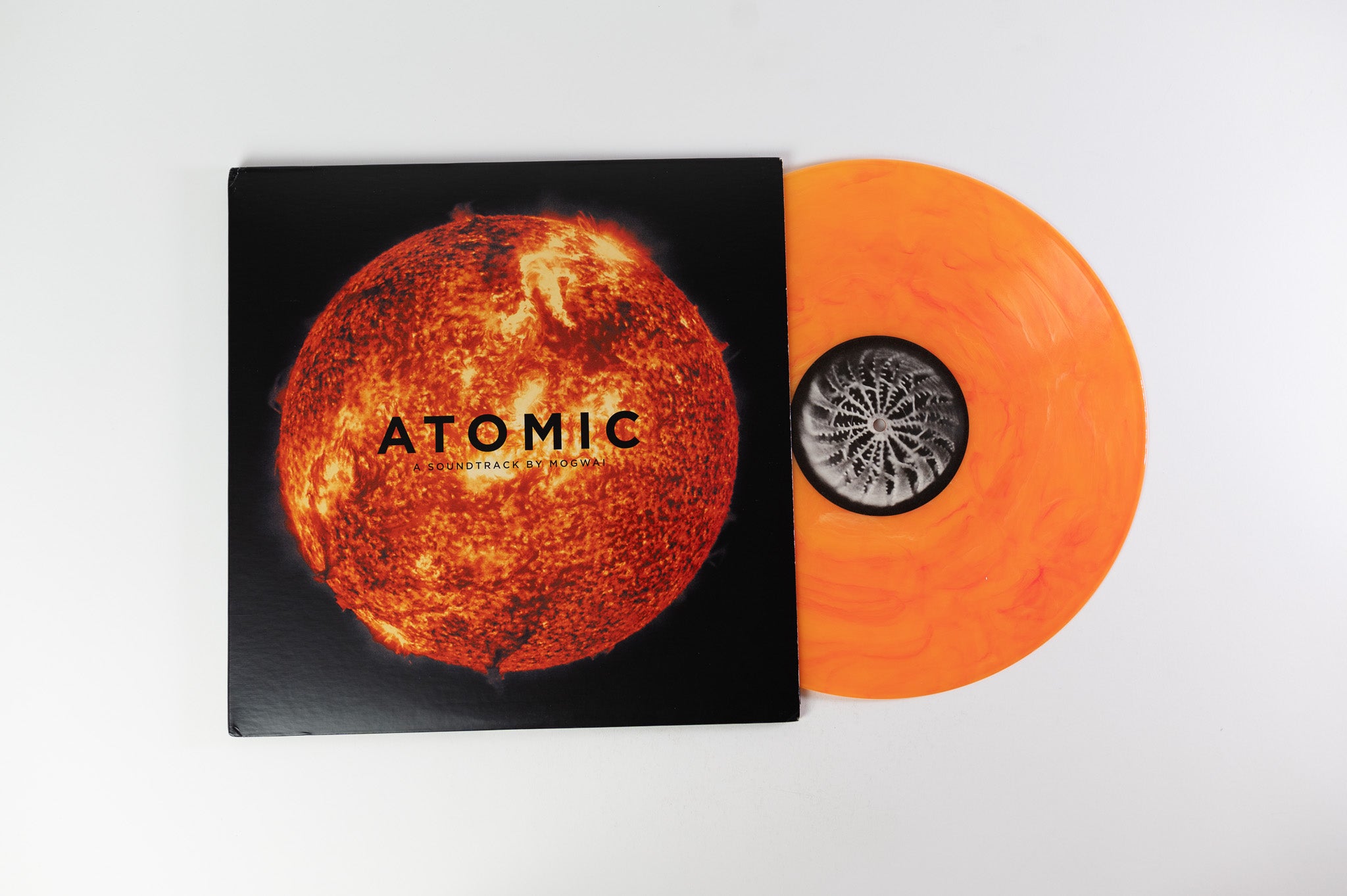 Mogwai - Atomic on Temporary Residence Ltd Orange Swirl / Black Swirl