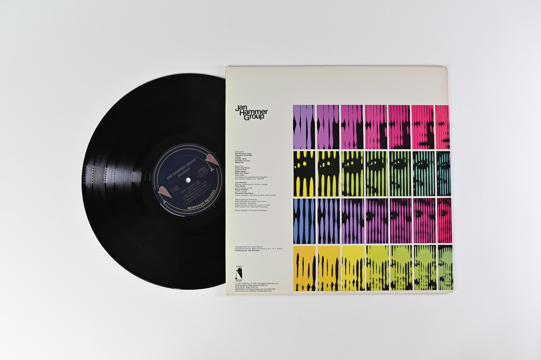 Jan Hammer Group - Melodies on Nemperor Records