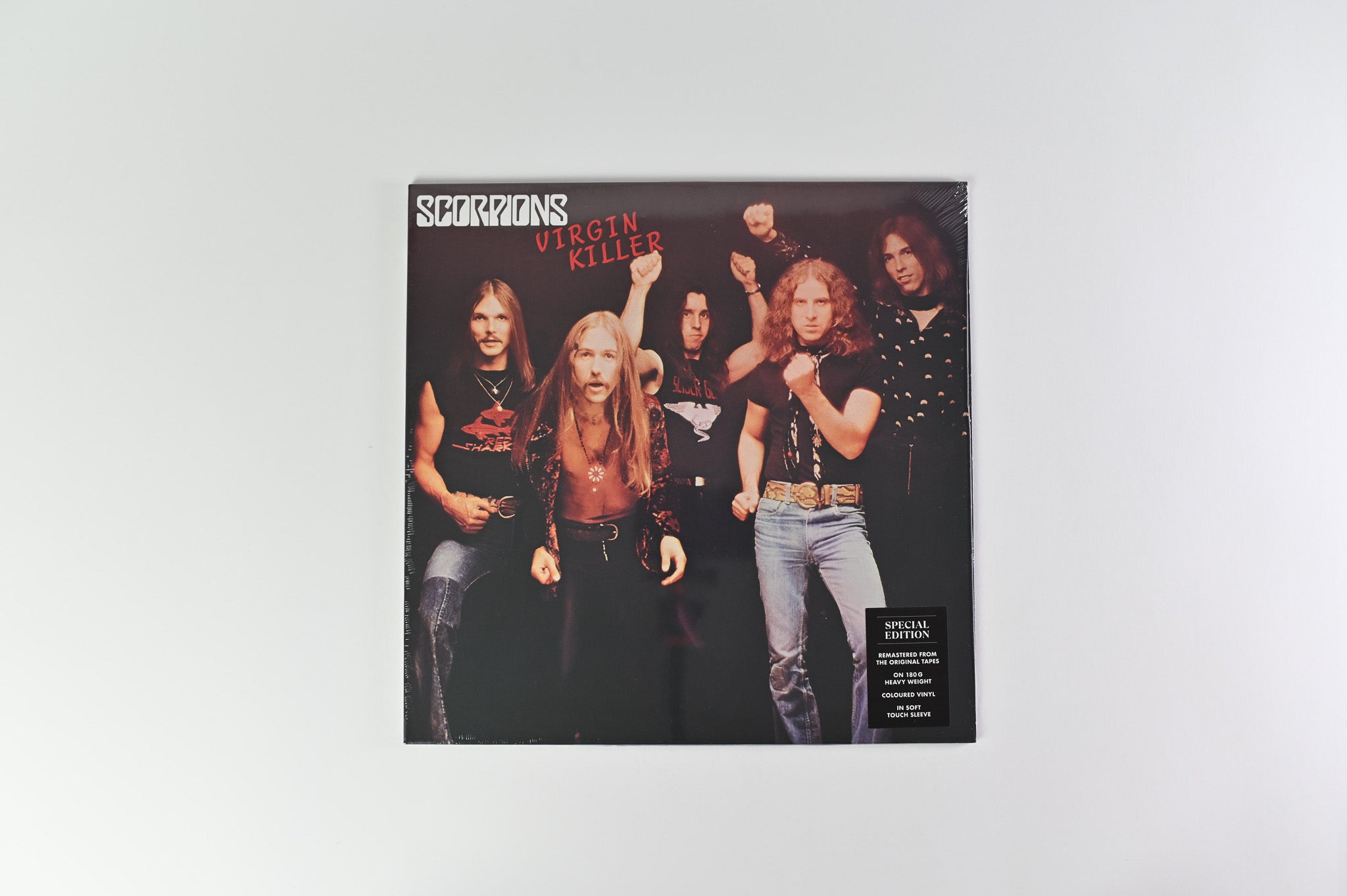 SCORPIONS VIRGIN KILLER レコード Scorpions ''Virgin Killer'' LP numbered, 2015 U.S. reissue SIGNED